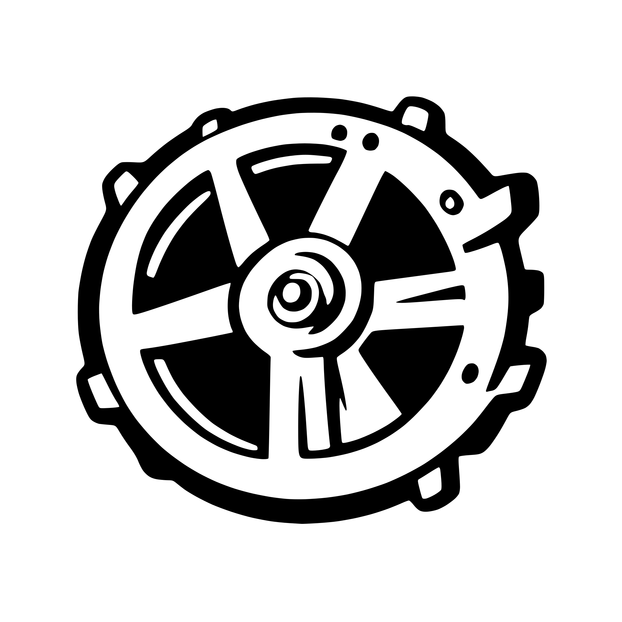 AI-generated SVG of a wheel captain in simple icon lined vector  style
