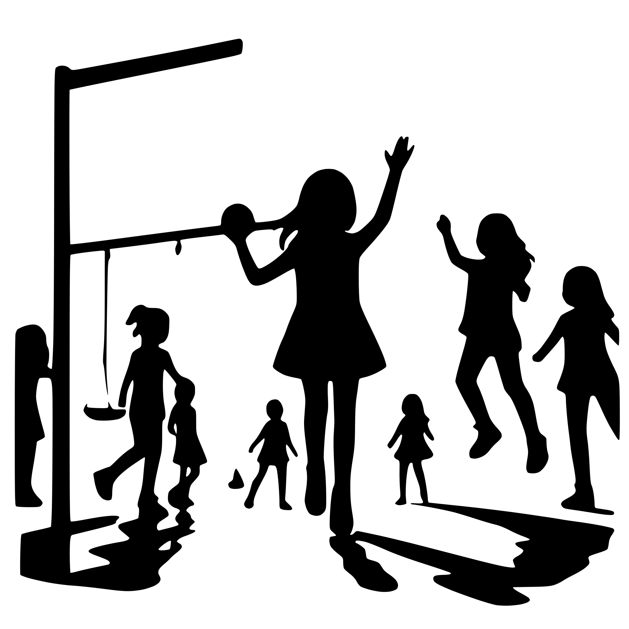 AI-generated SVG of a 10 children playing on a playground