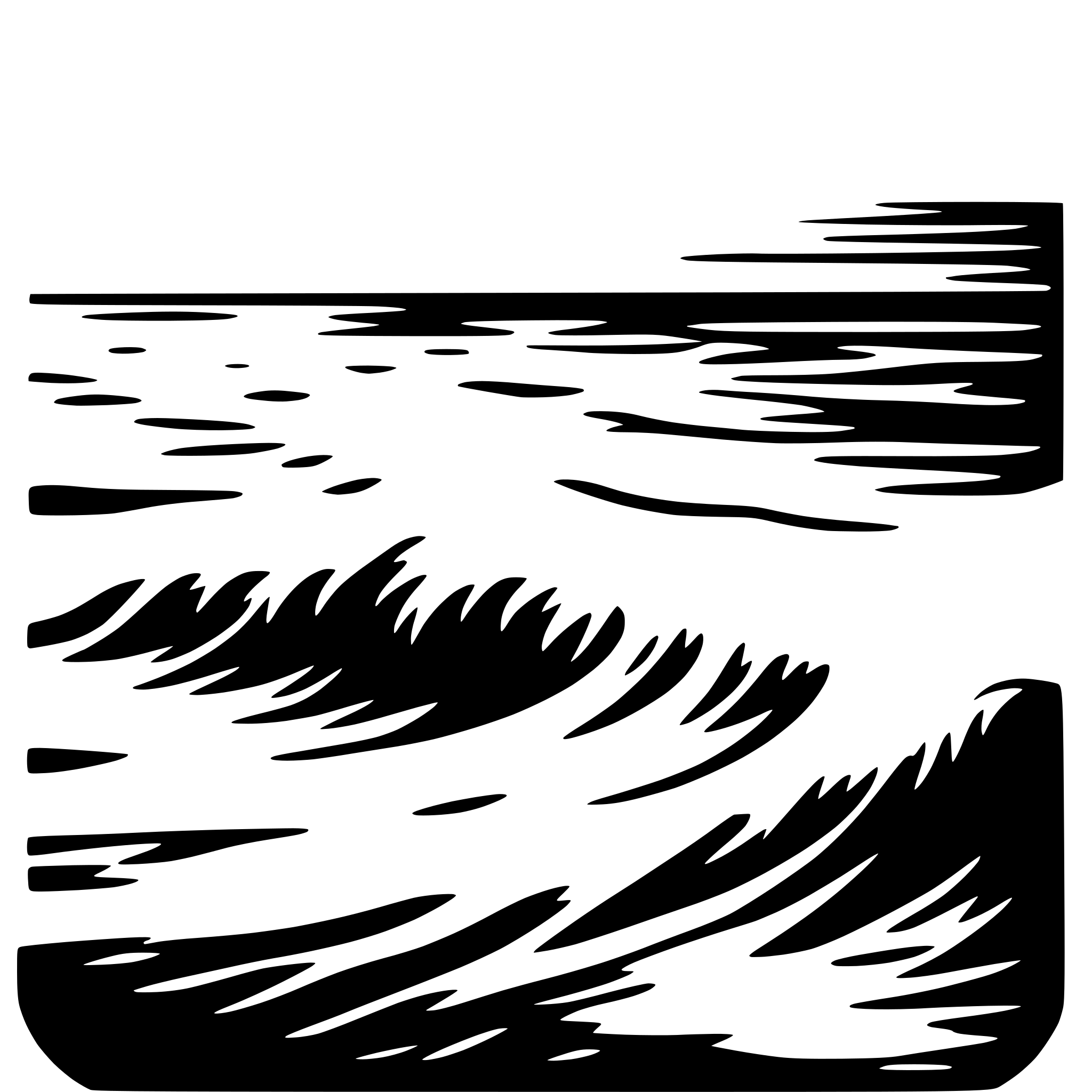 The SVG appears to be a stylized representation of a wave, with a darker area at the bottom that could be interpreted as the base of the wave or a shadow, and a lighter area at the top that suggests the crest of the wave. The wave is depicted with a series of curved lines that give the impression of movement and fluidity. The SVG is symmetrical along a vertical axis, with the darker area mirroring the lighter area. There is no text or additional objects present in the SVG. The style is minimalistic and abstract, focusing on the form and shape of the wave rather than realistic detail. 