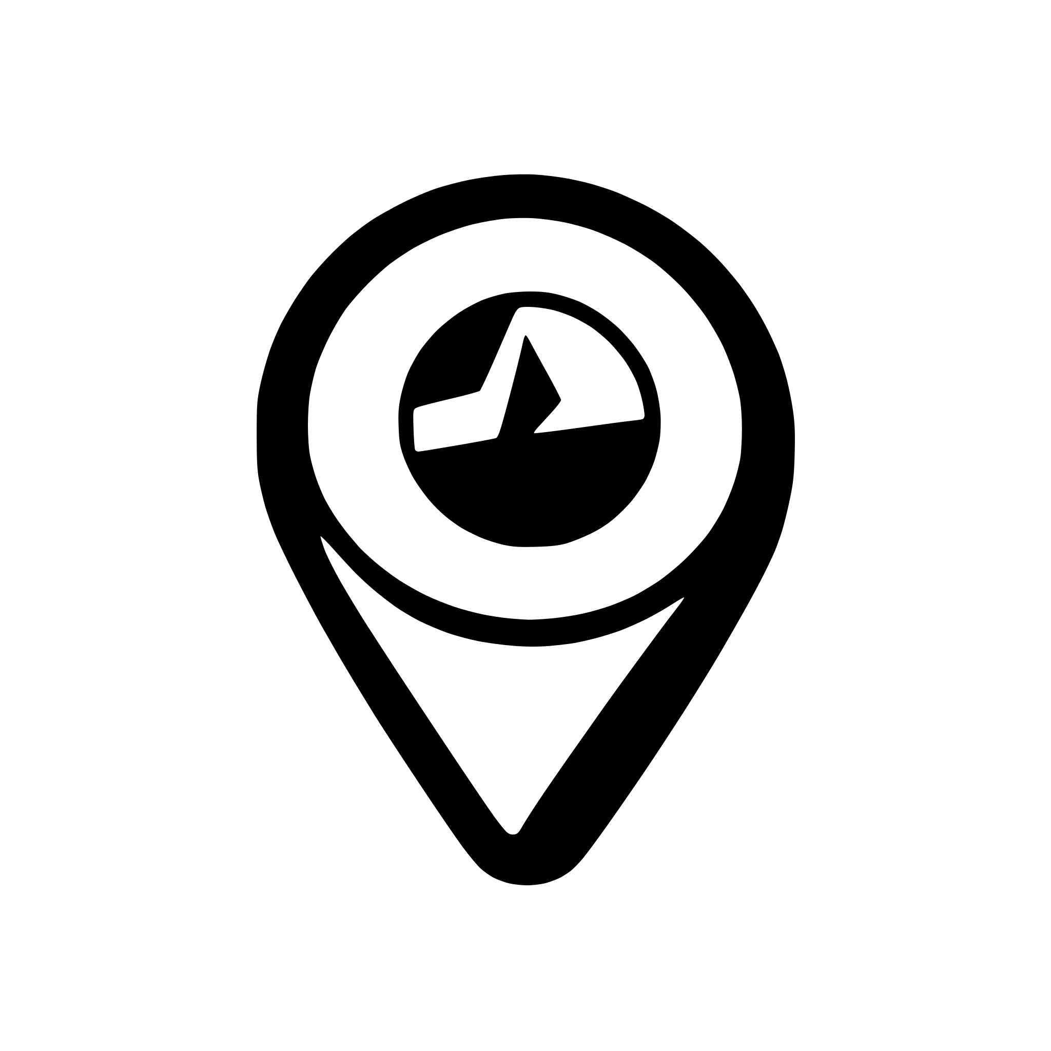 AI-generated SVG of a I would like a maps favorite pin icon
