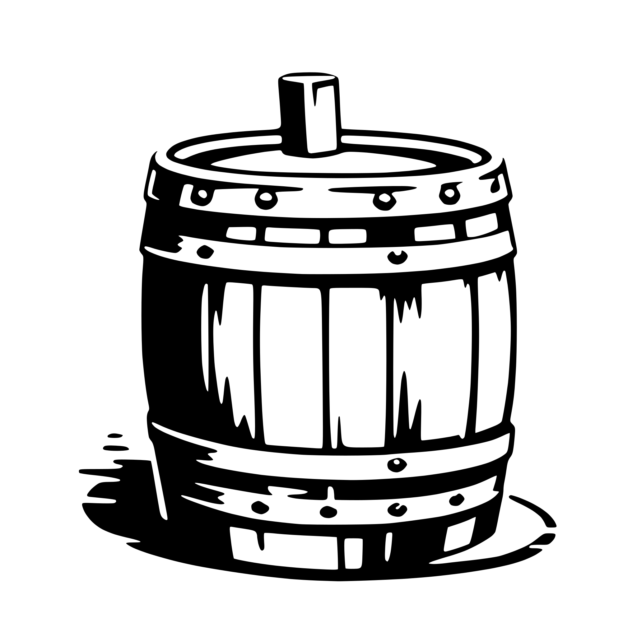 AI-generated SVG of 'barrel'
