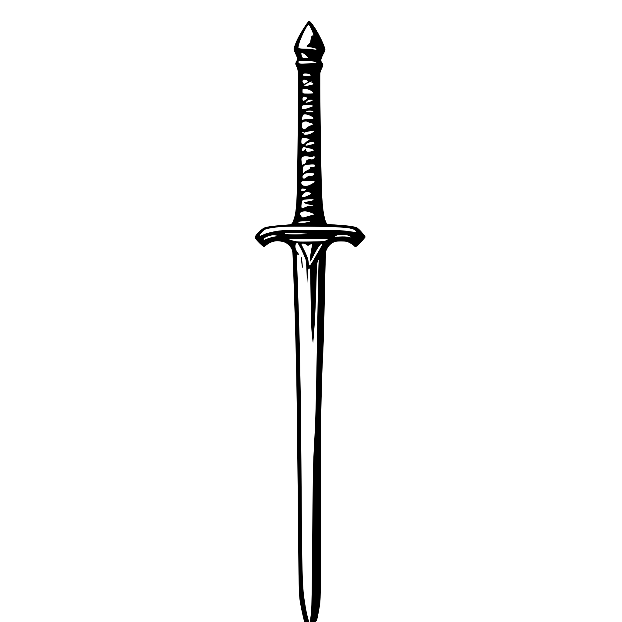 AI-generated SVG of a sword vertical with tip facing down. Magical excalibur sword. No background AI-generated SVG of a sword vertical with tip facing down. Magical excalibur sword. No background