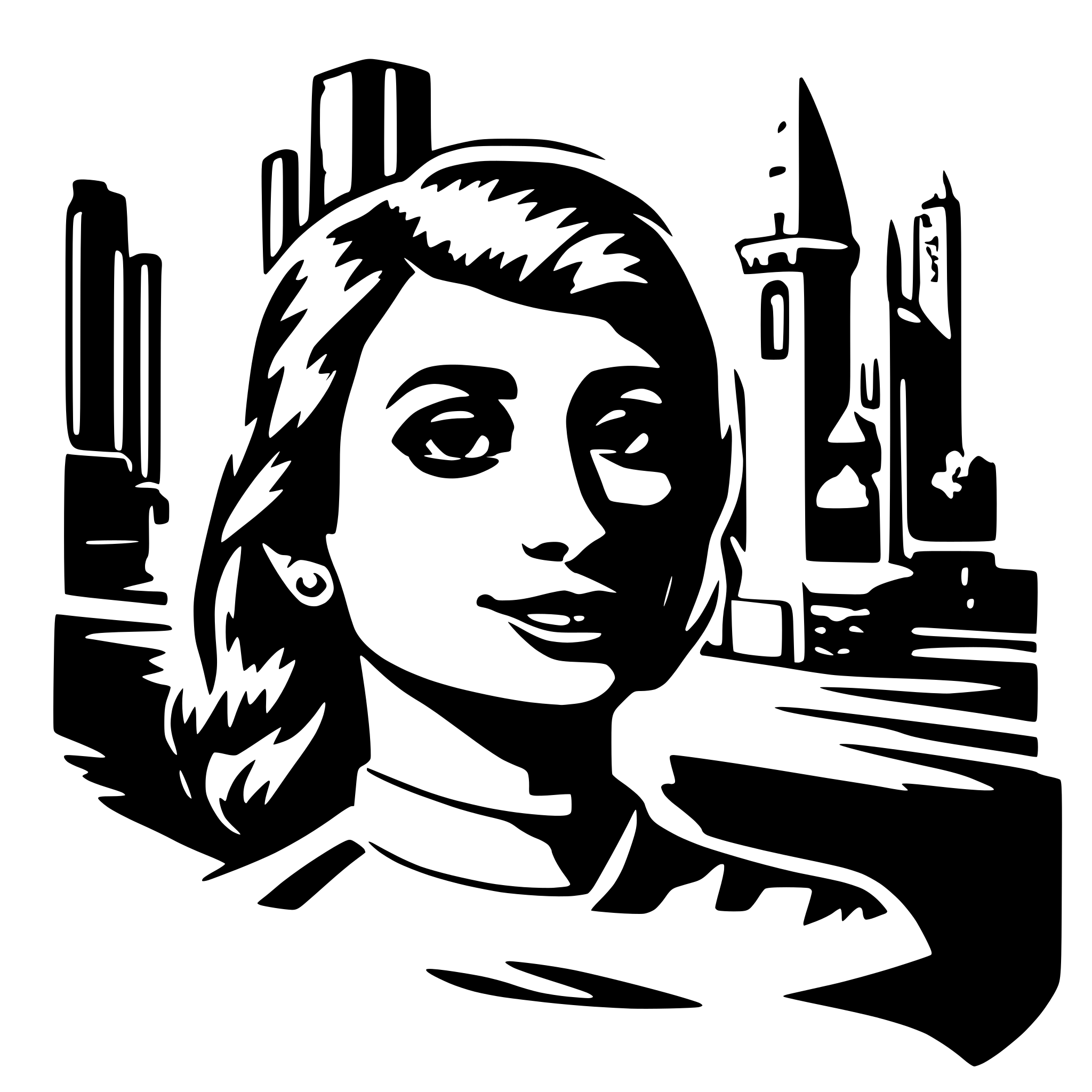 AI-generated SVG of a dupa