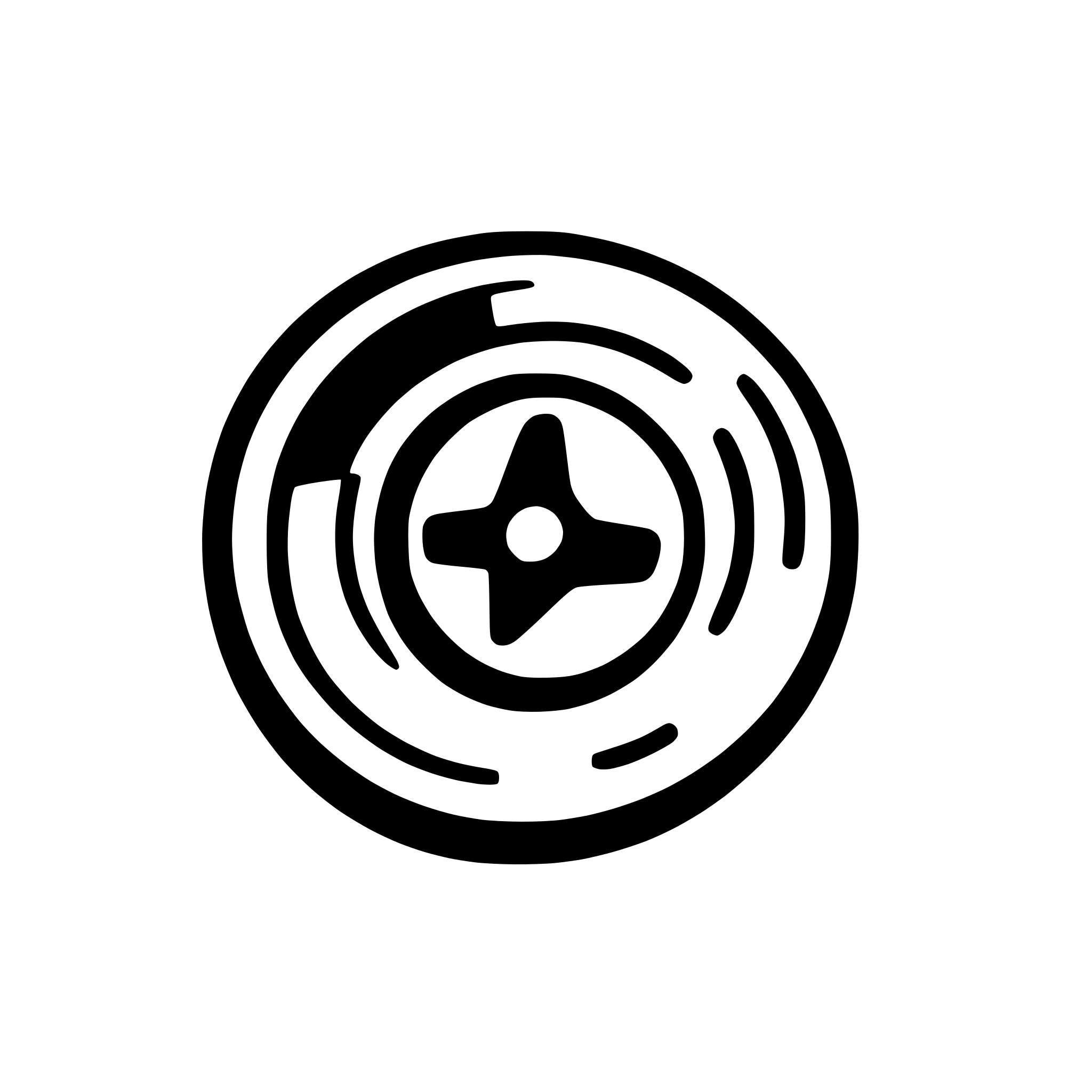 AI-generated SVG of a Icon that represents a frisbee and some aspect of data generation or recording in it