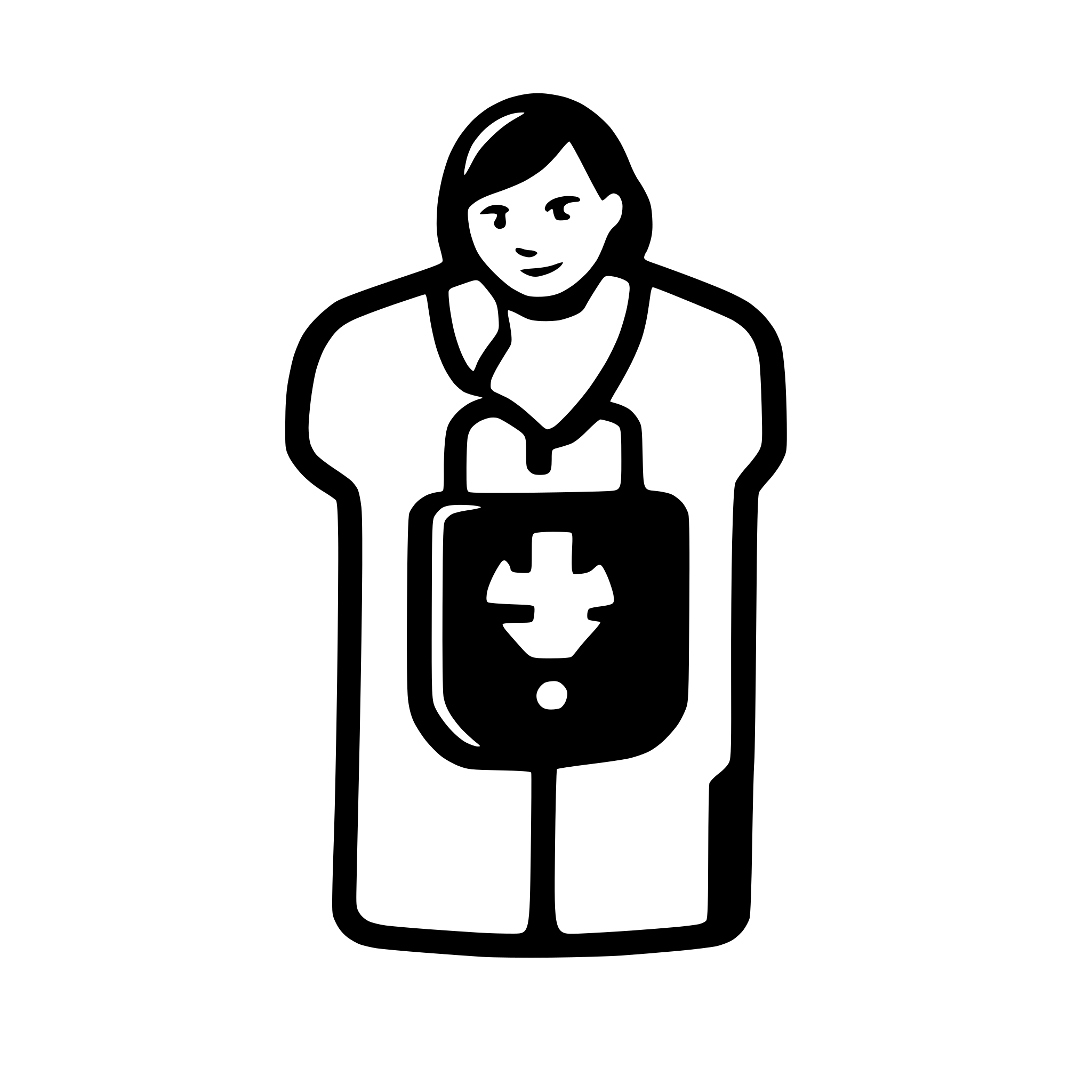 AI-generated SVG of a medical clinic "Comfort" icon without people