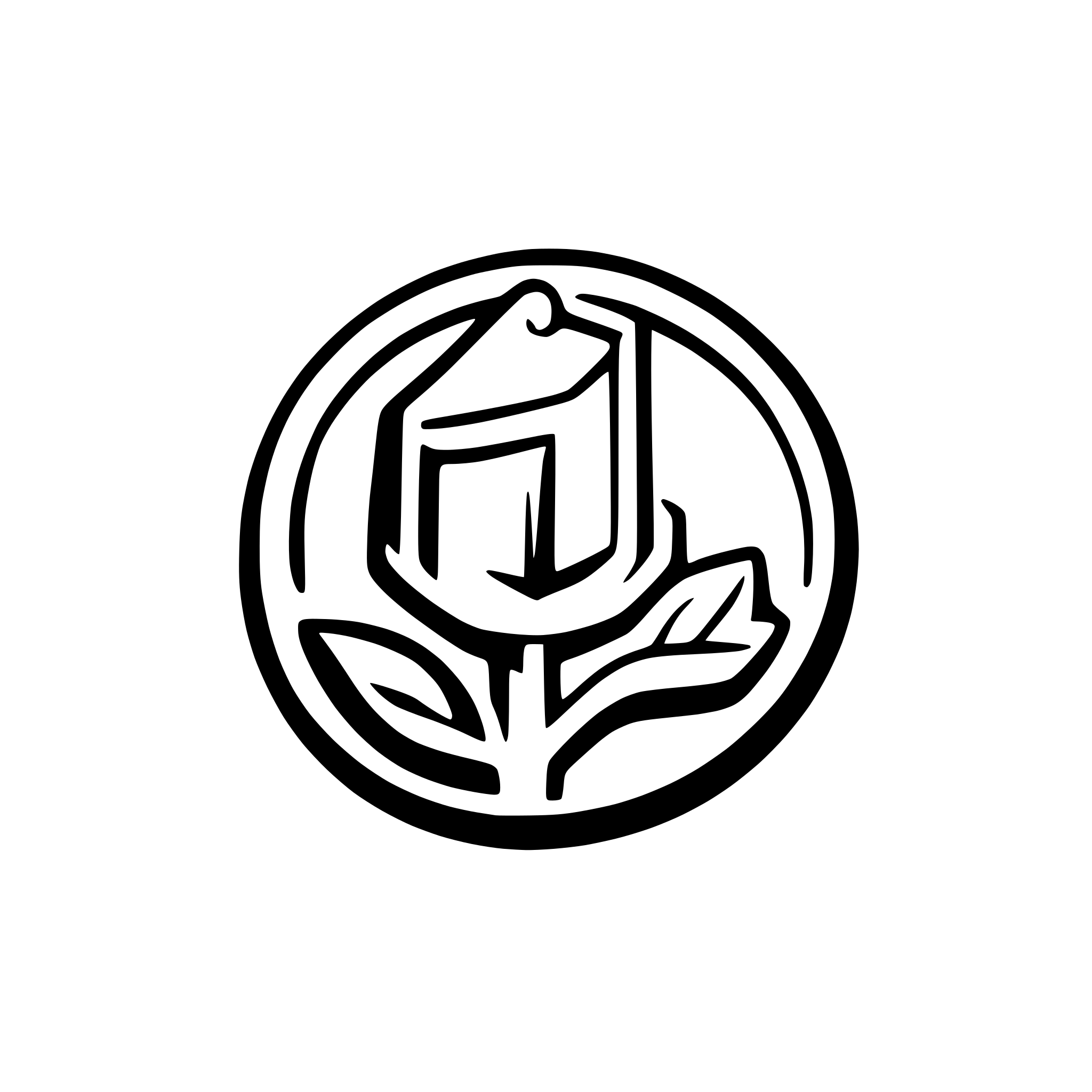 AI-generated SVG of a hook app logo