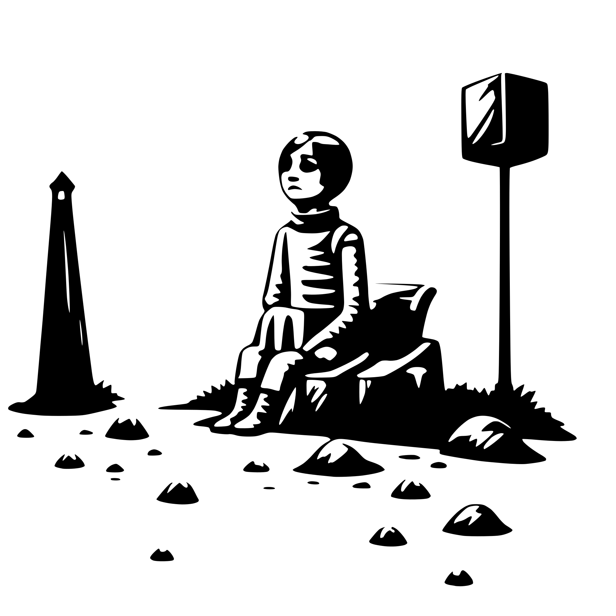 AI-generated SVG of 'lonely sputnuk'