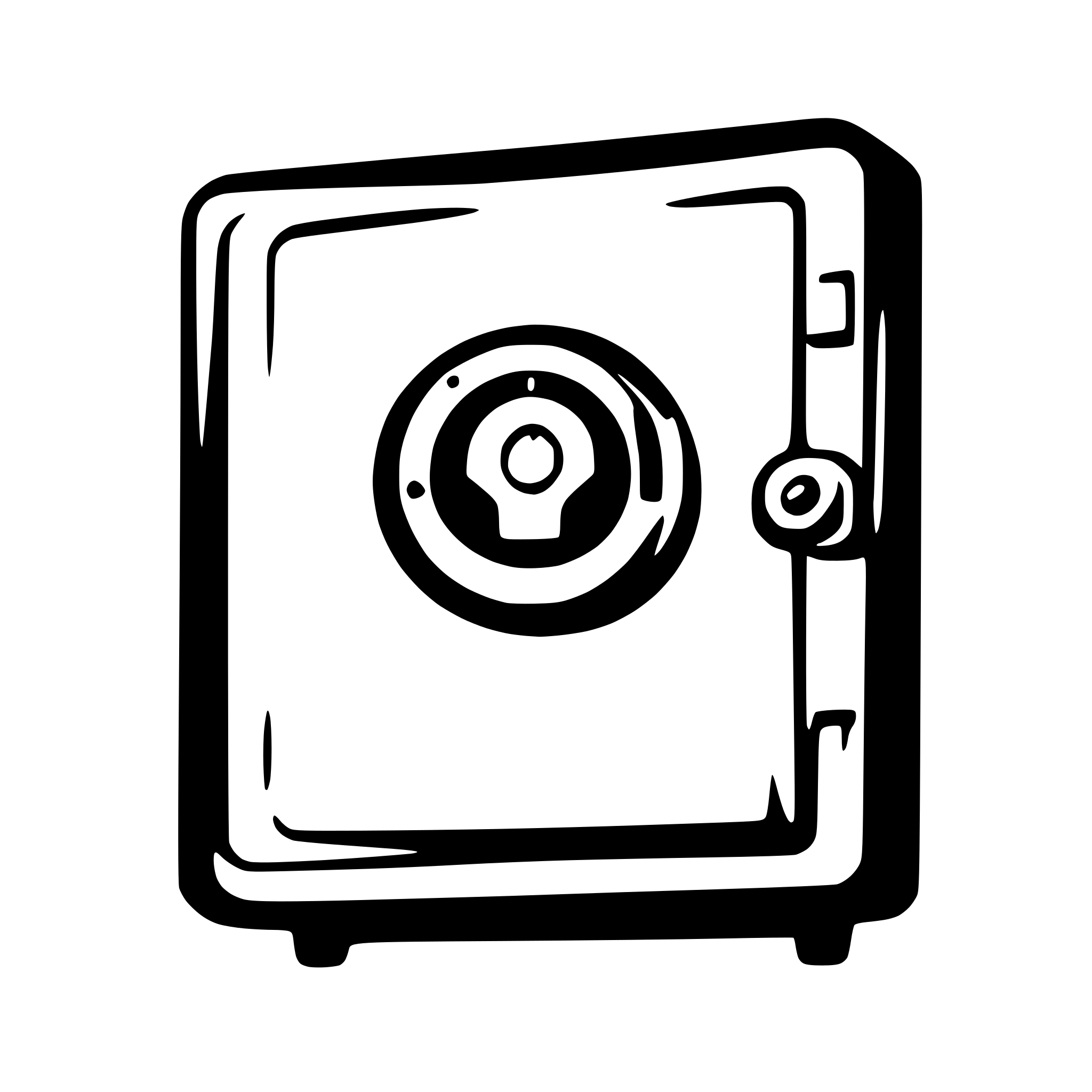 AI-generated SVG of 'An artwork getting locked away in a safe'