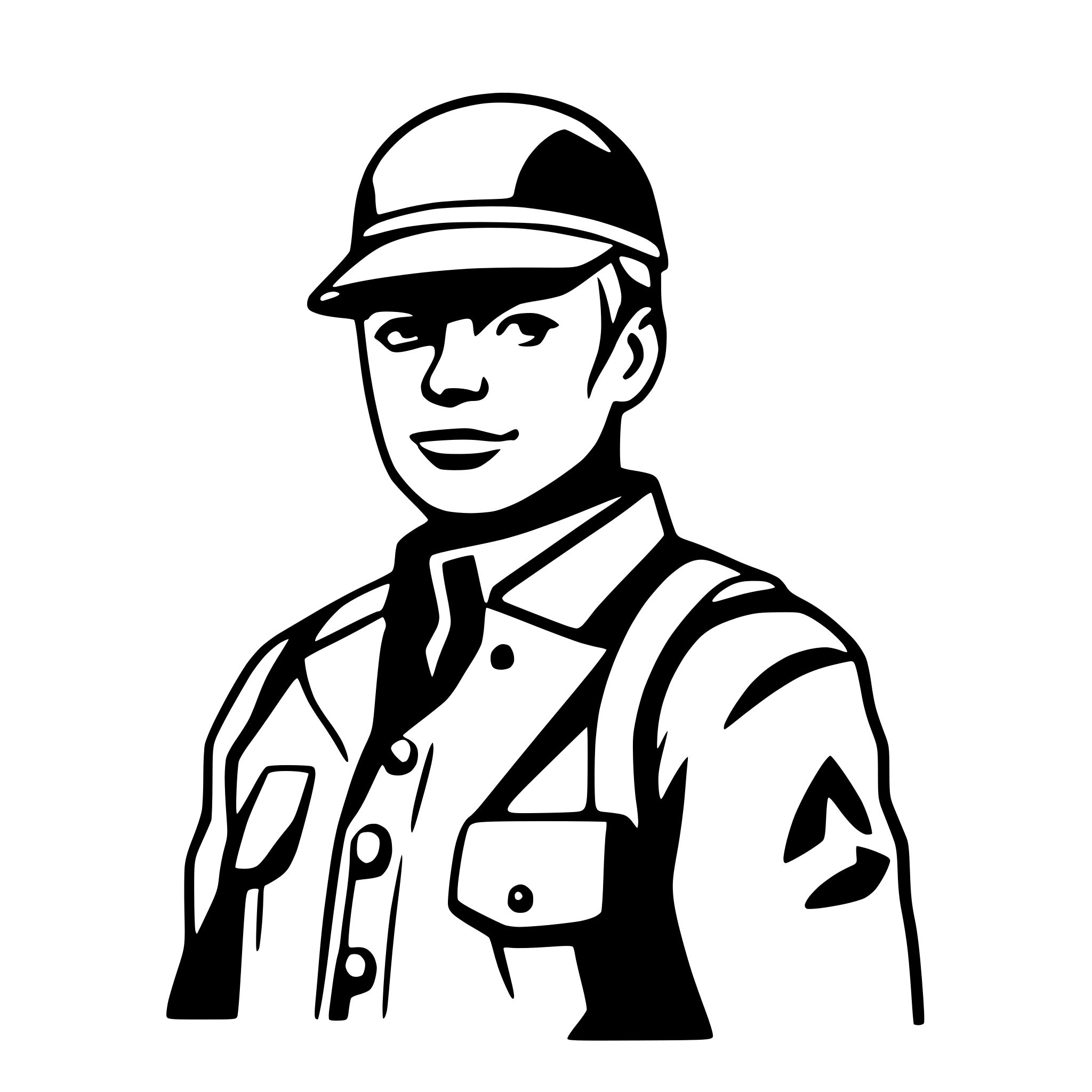 AI-generated SVG of a world war 1 soldier