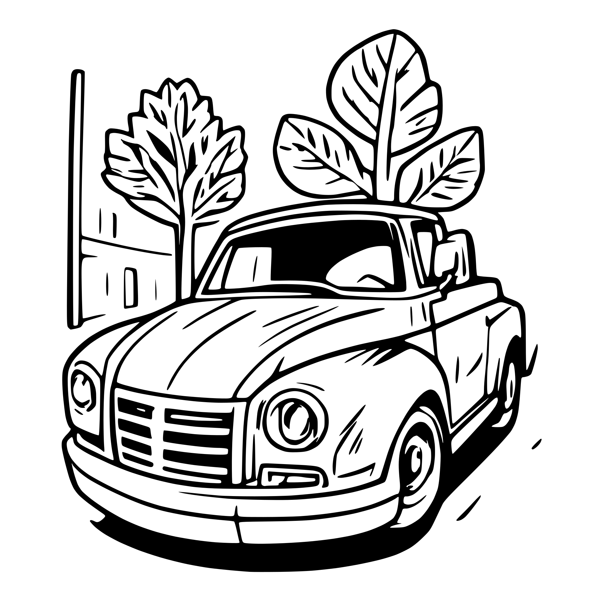 AI-generated SVG of 'texas street'