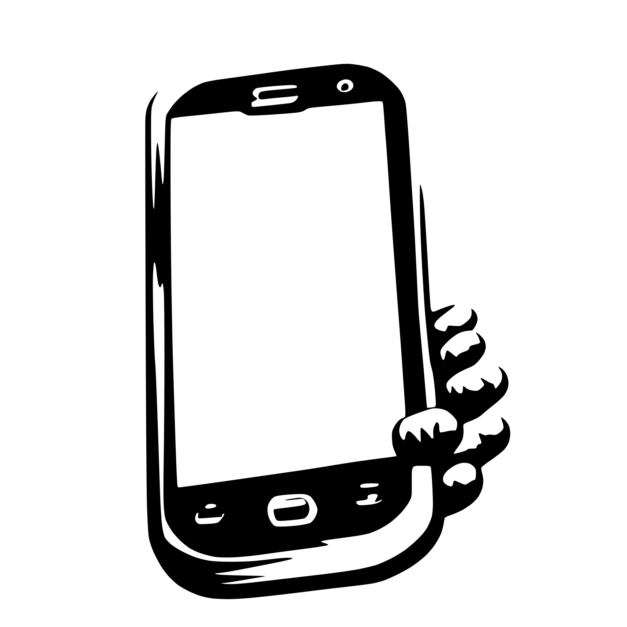 AI-generated SVG of 'smartphone'