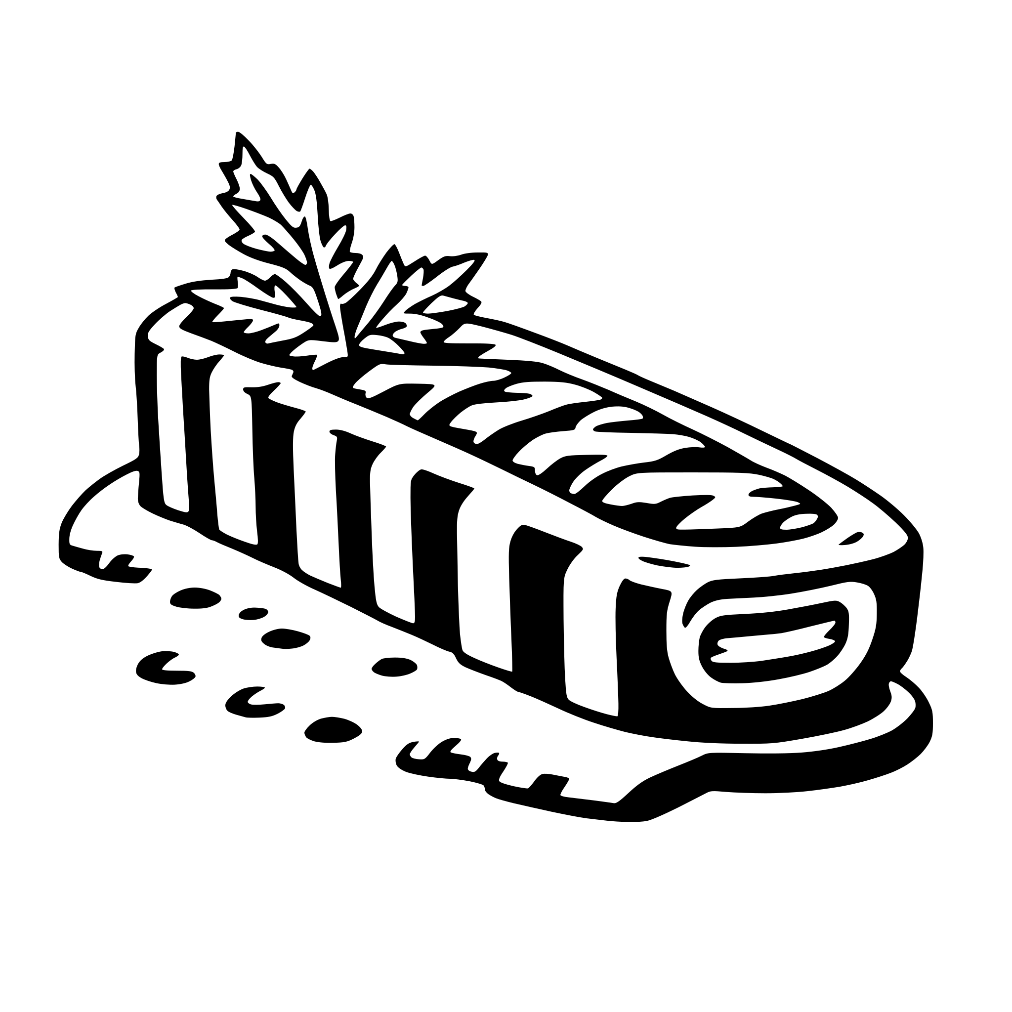AI-generated SVG of a yule log