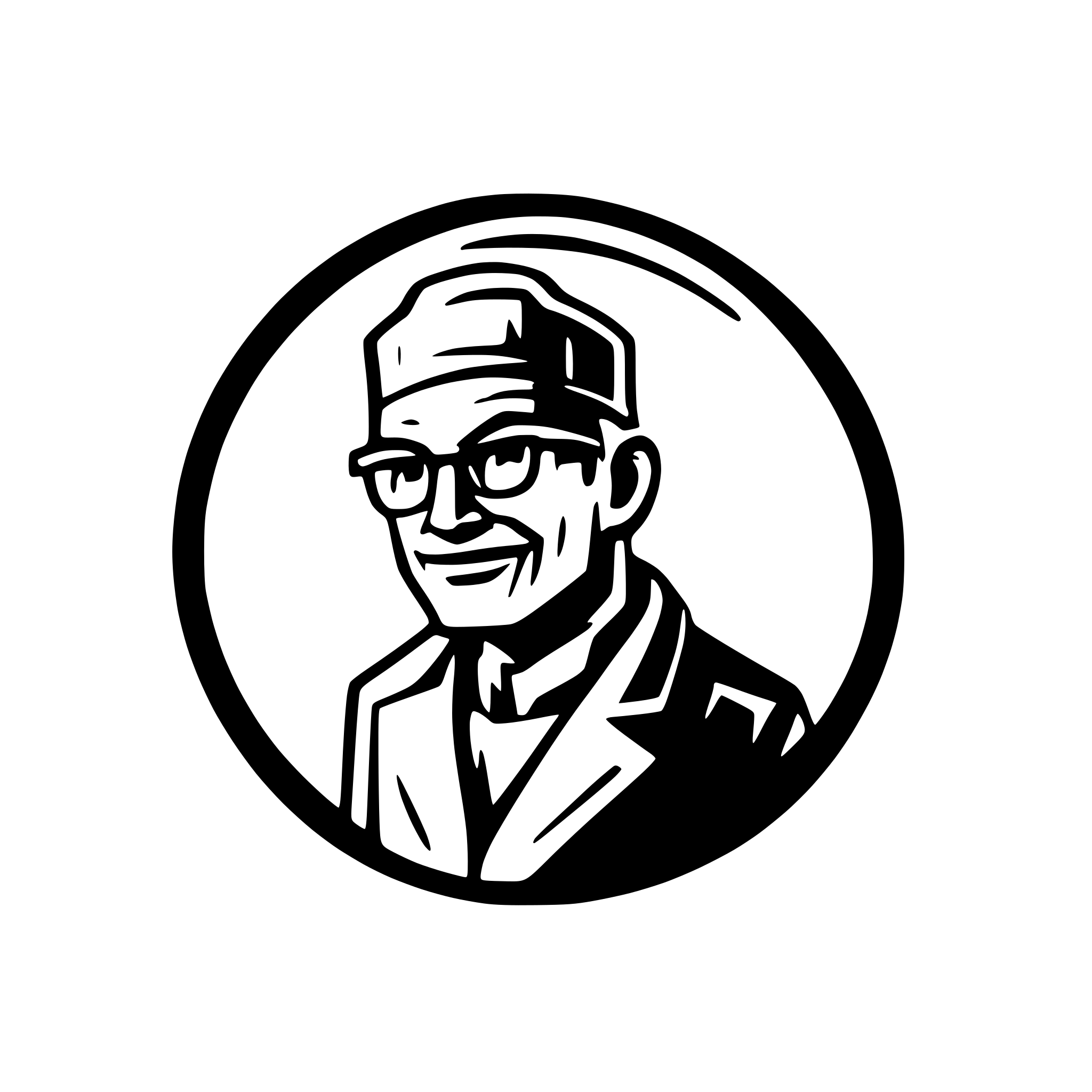 AI-generated SVG of a old doctor