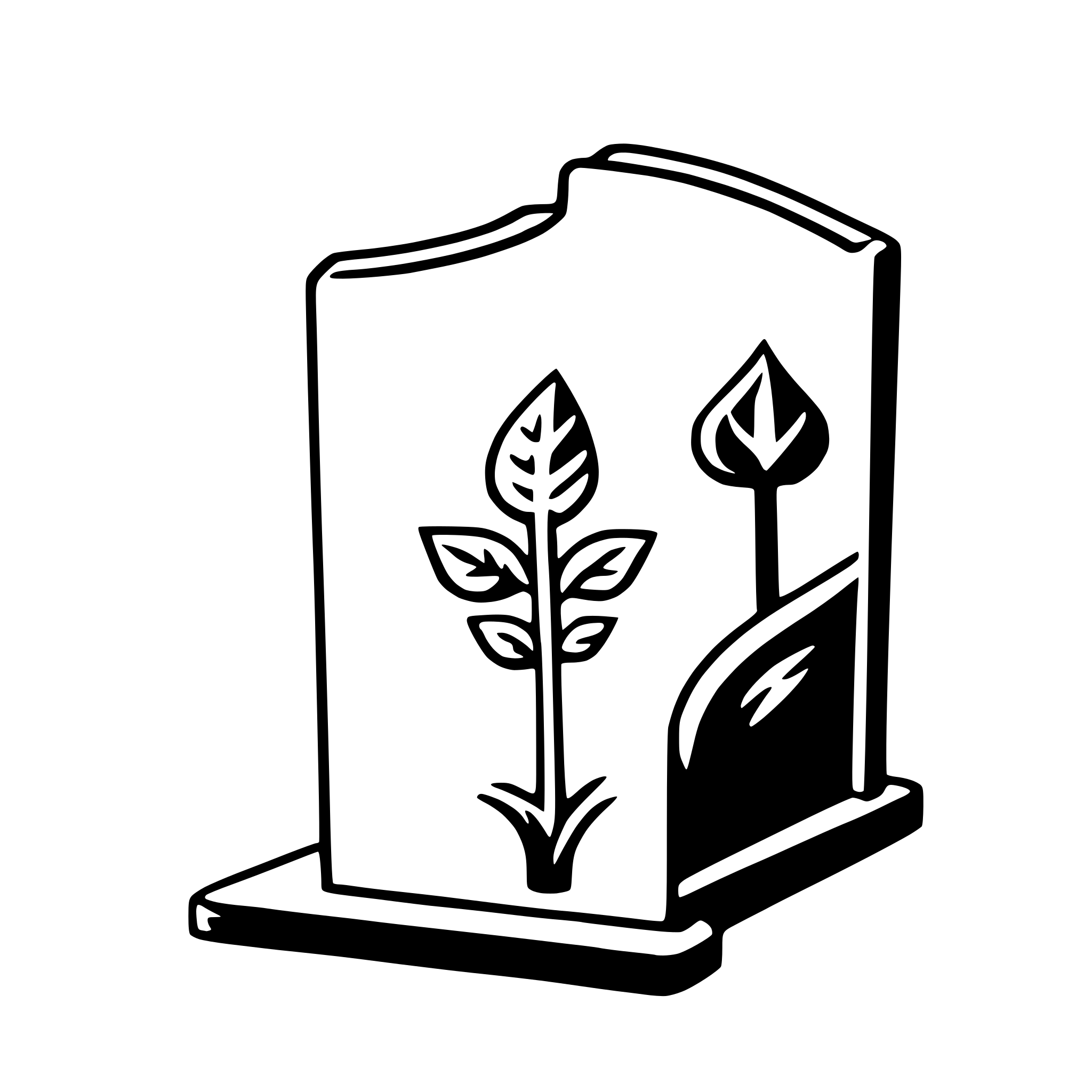 AI-generated SVG of 'brochure'
