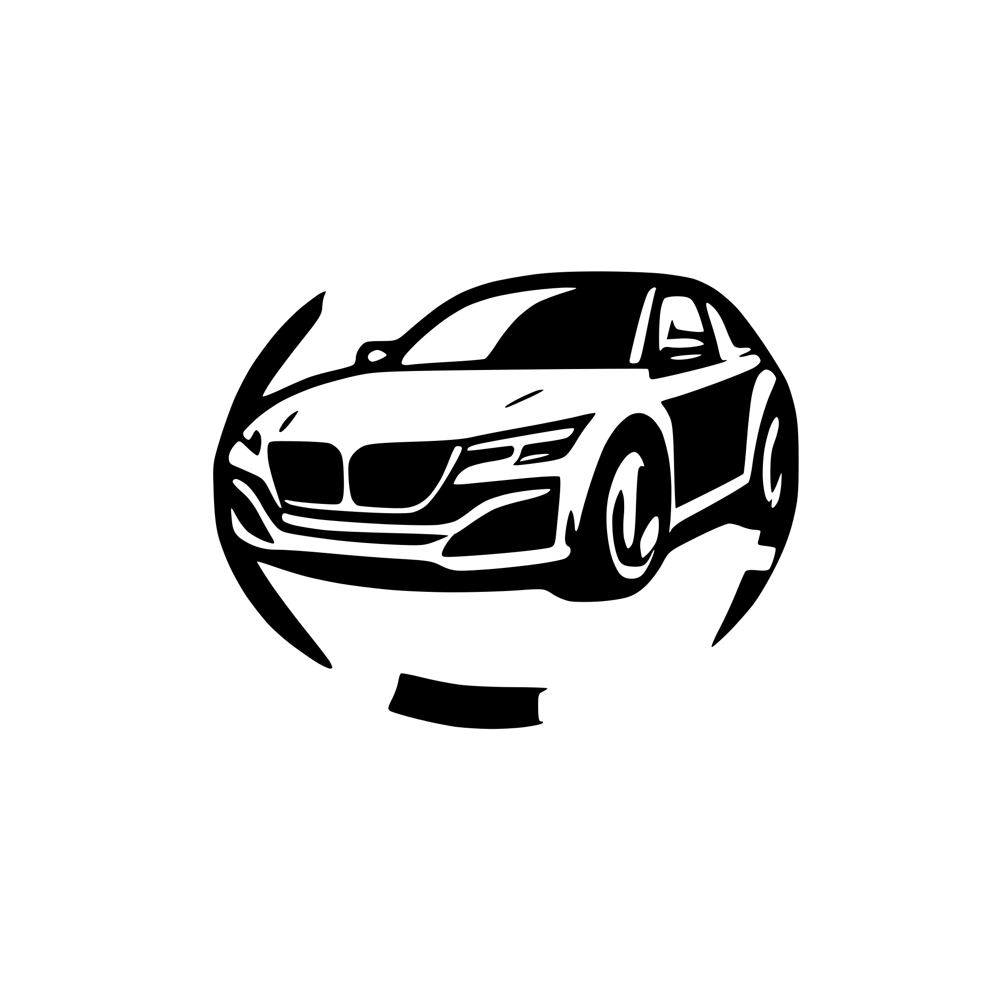 AI-generated SVG of a BMW in circle