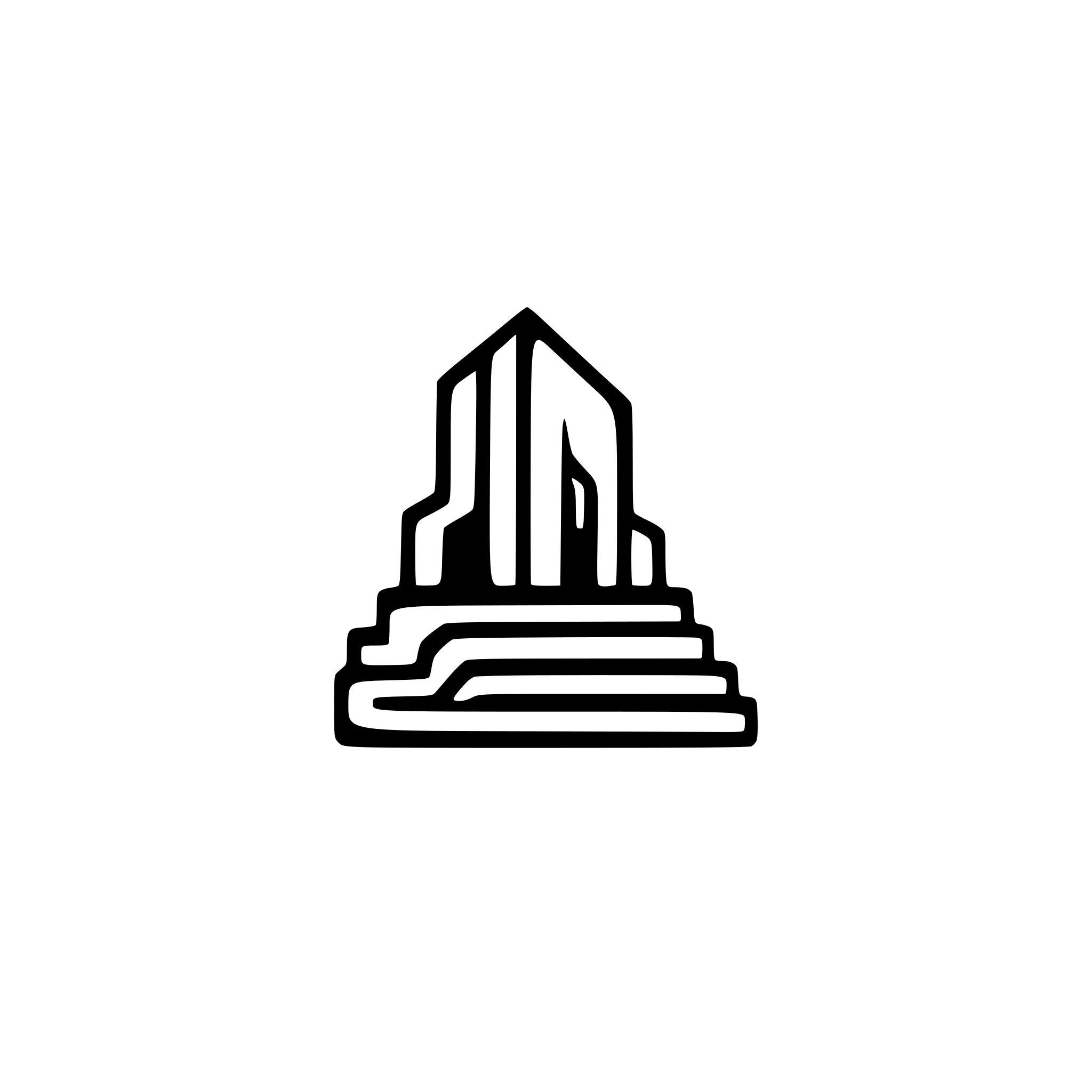 AI-generated SVG of a Make me a minimalistic logo for a tech product called "Babel" make it extremely minimalistic, sleek and modern looking. Something that would be fit for the silicon valley. Make it have the tower of babel itself and be as futuristic, "techy" as possible.
