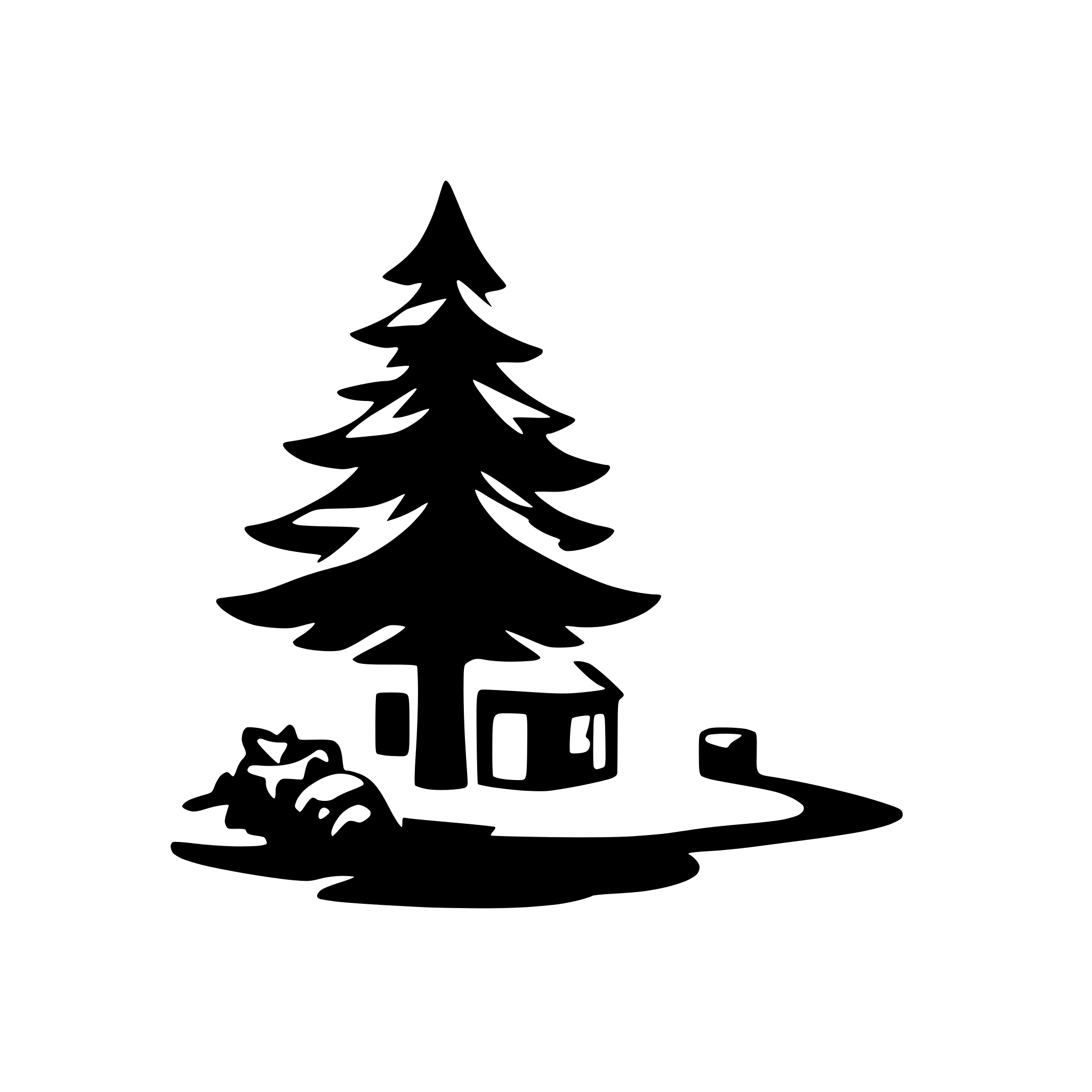AI-generated SVG of a Merry Christmas