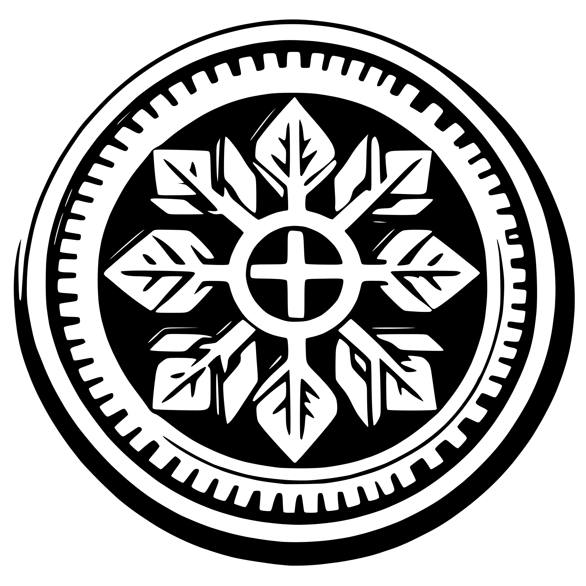 AI-generated SVG of a medallion