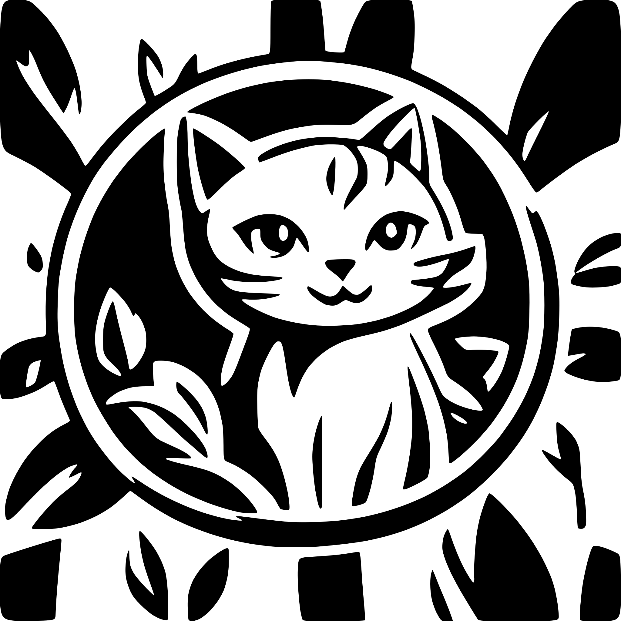 AI-generated SVG of a A cat