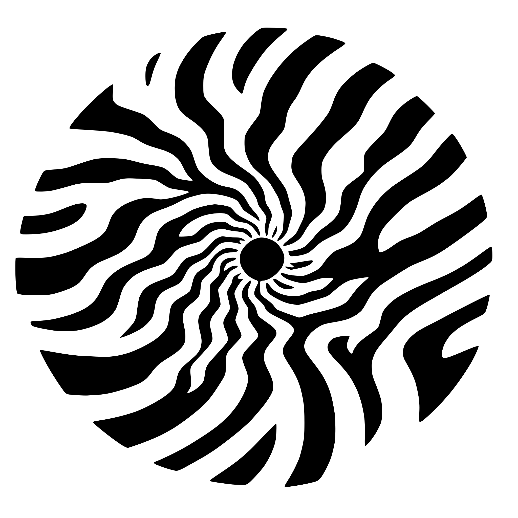 AI-generated SVG of a vortex