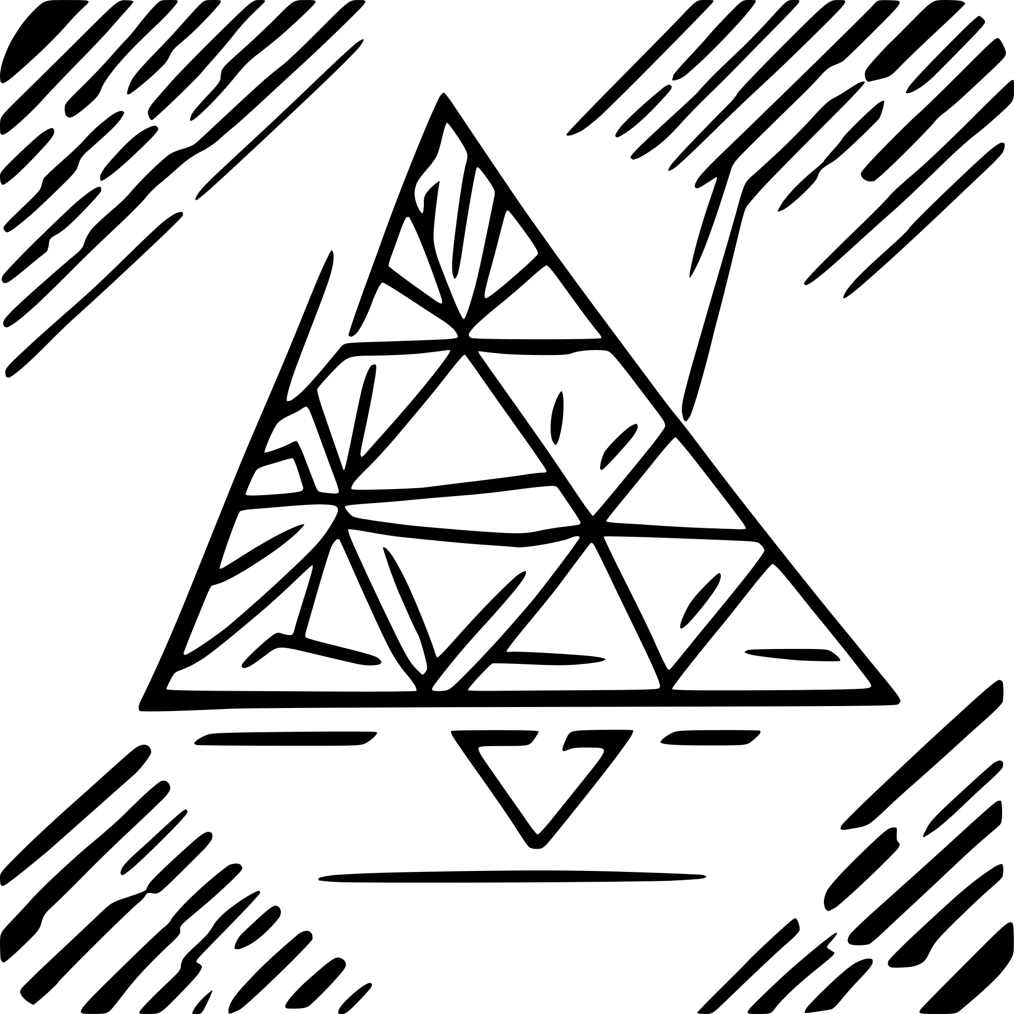 AI-generated SVG of 'pattern geometry lines triangle'