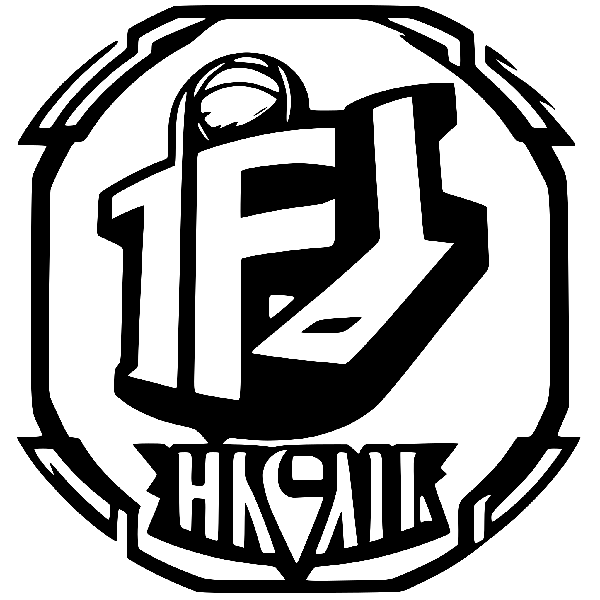 AI-generated SVG of 'A basketball school logo containing the initials Sh.B and the name Dardania'