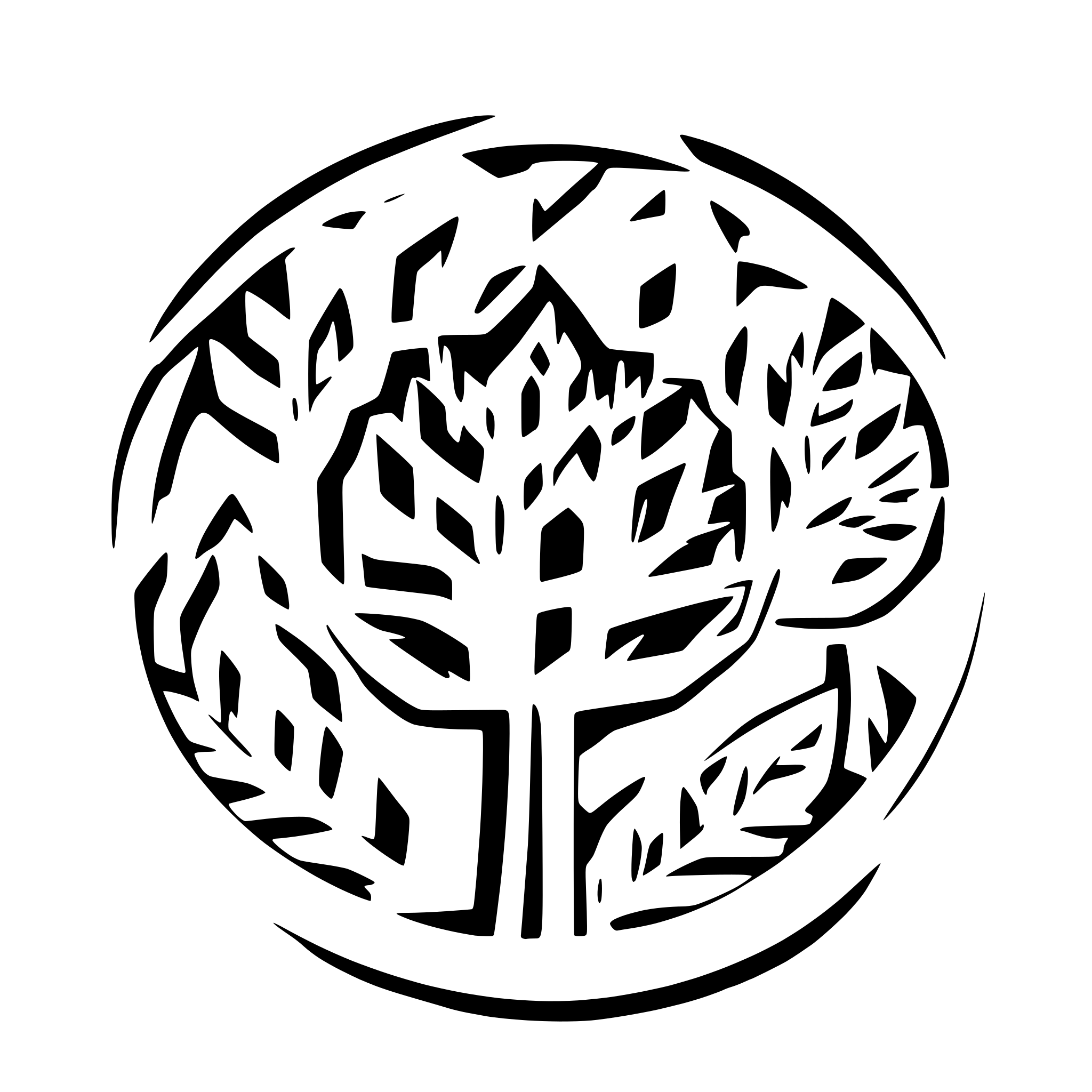AI-generated SVG of 'mandala'