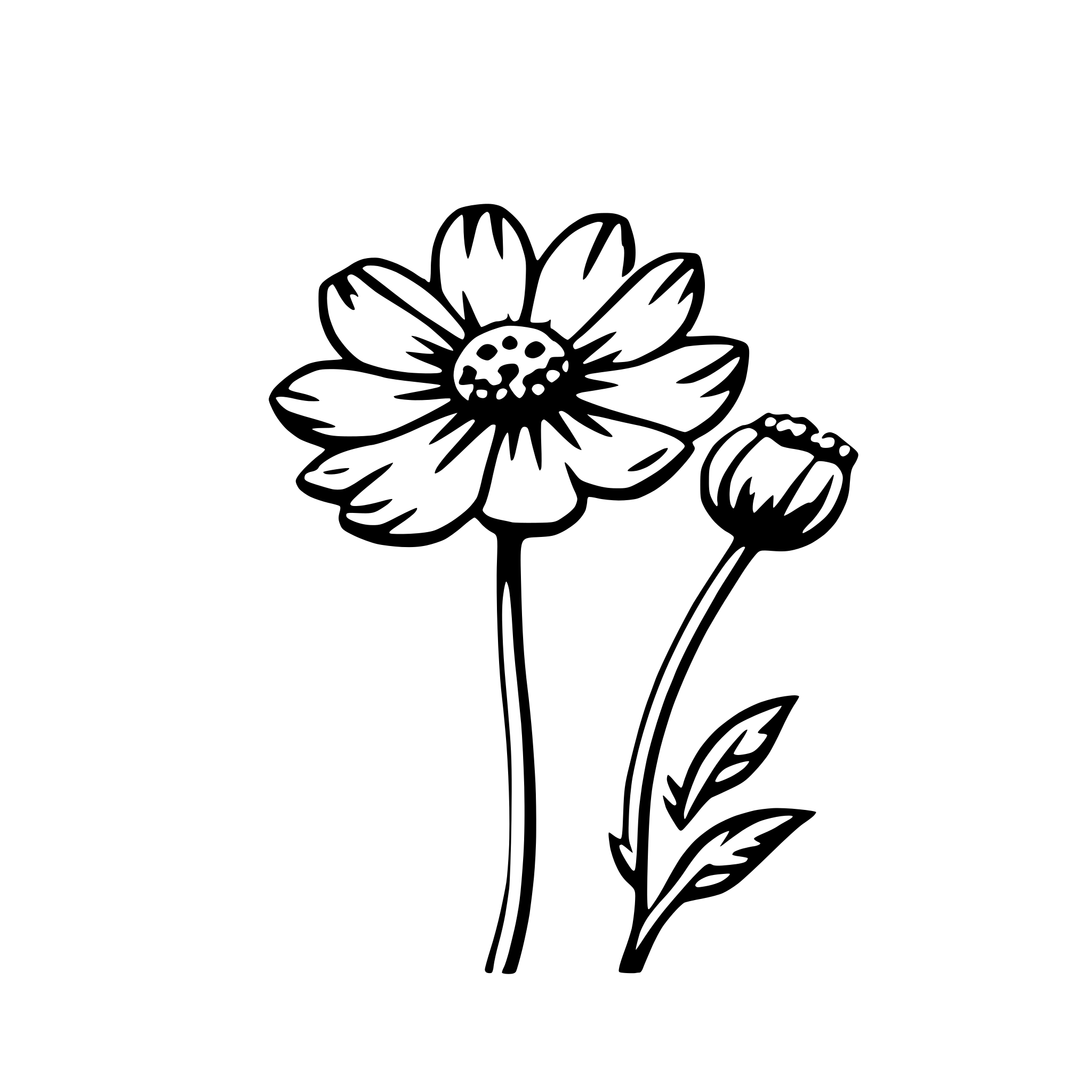 AI-generated SVG of 'cosmos'