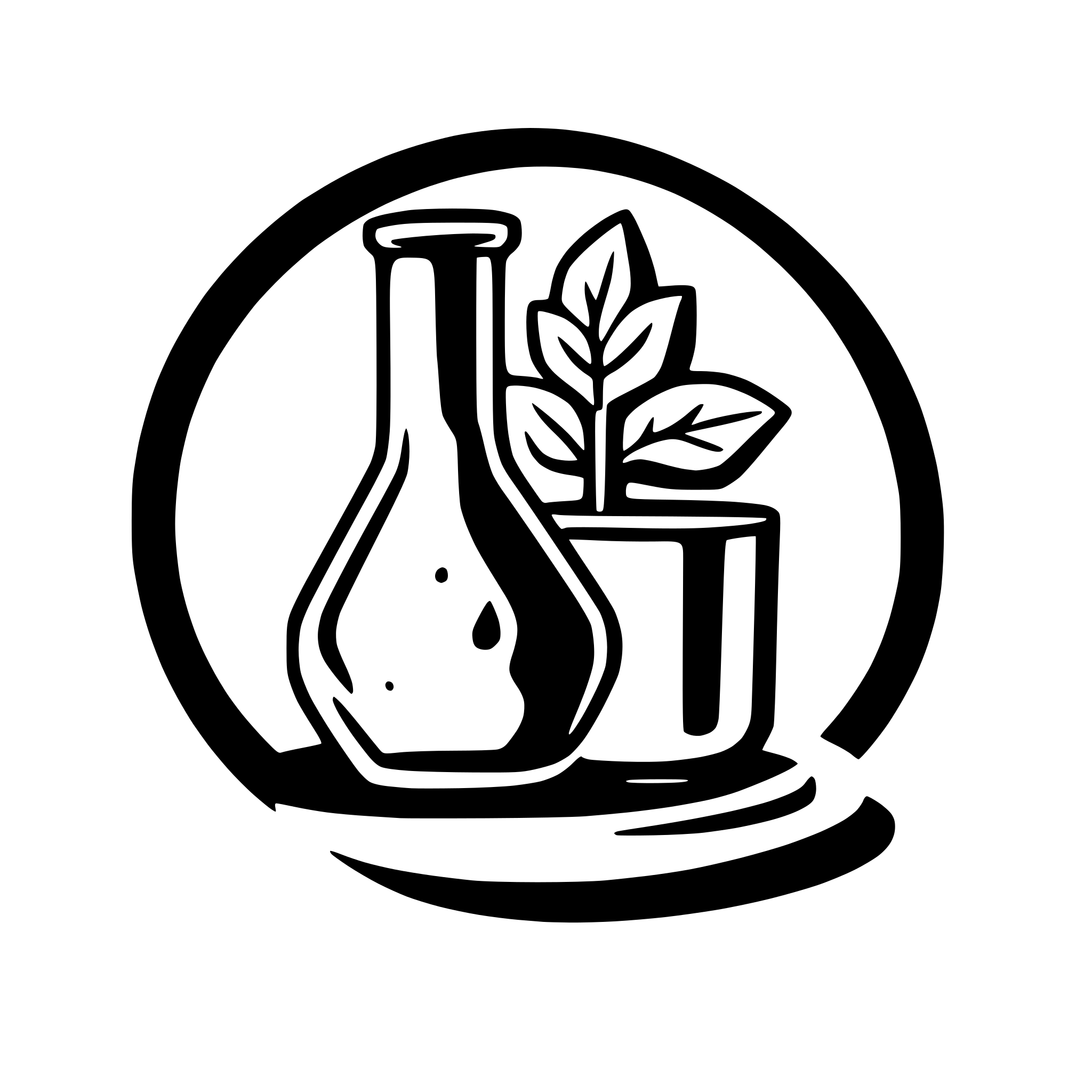 AI-generated SVG of a resas chemistry logo or amblem