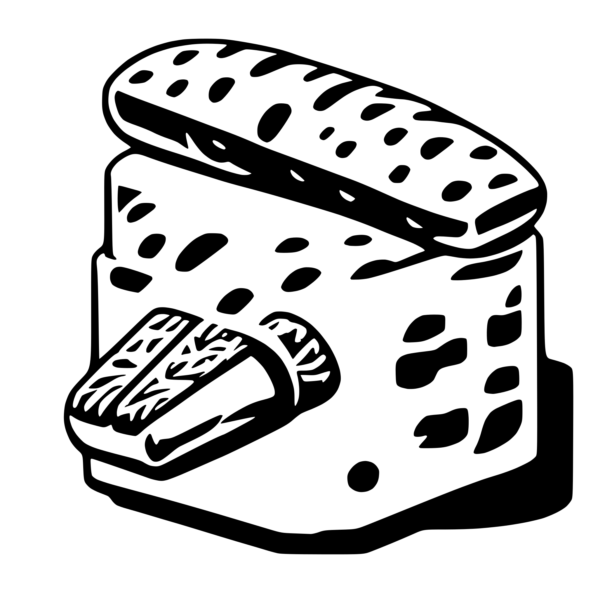 AI-generated SVG of 'kebab roll'