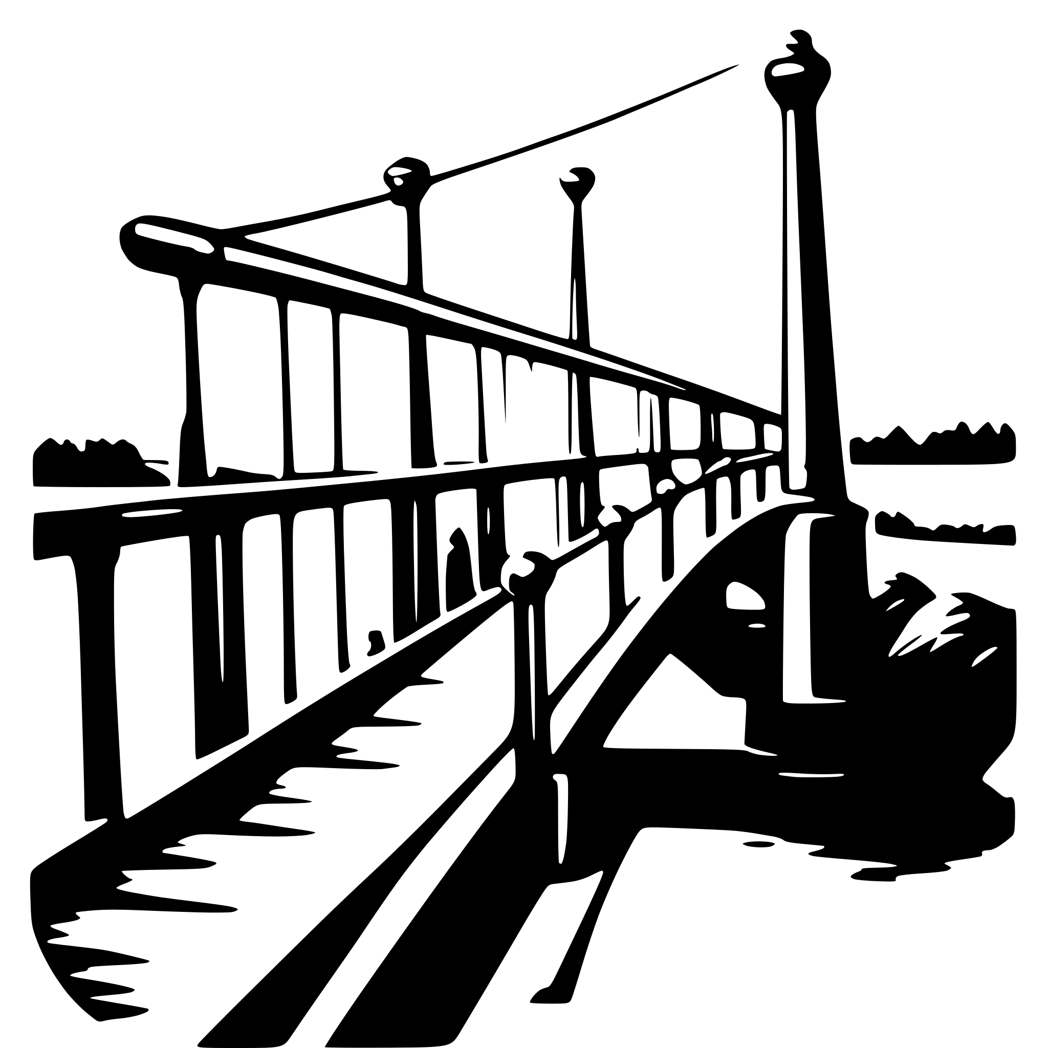 AI-generated SVG of a bridge
