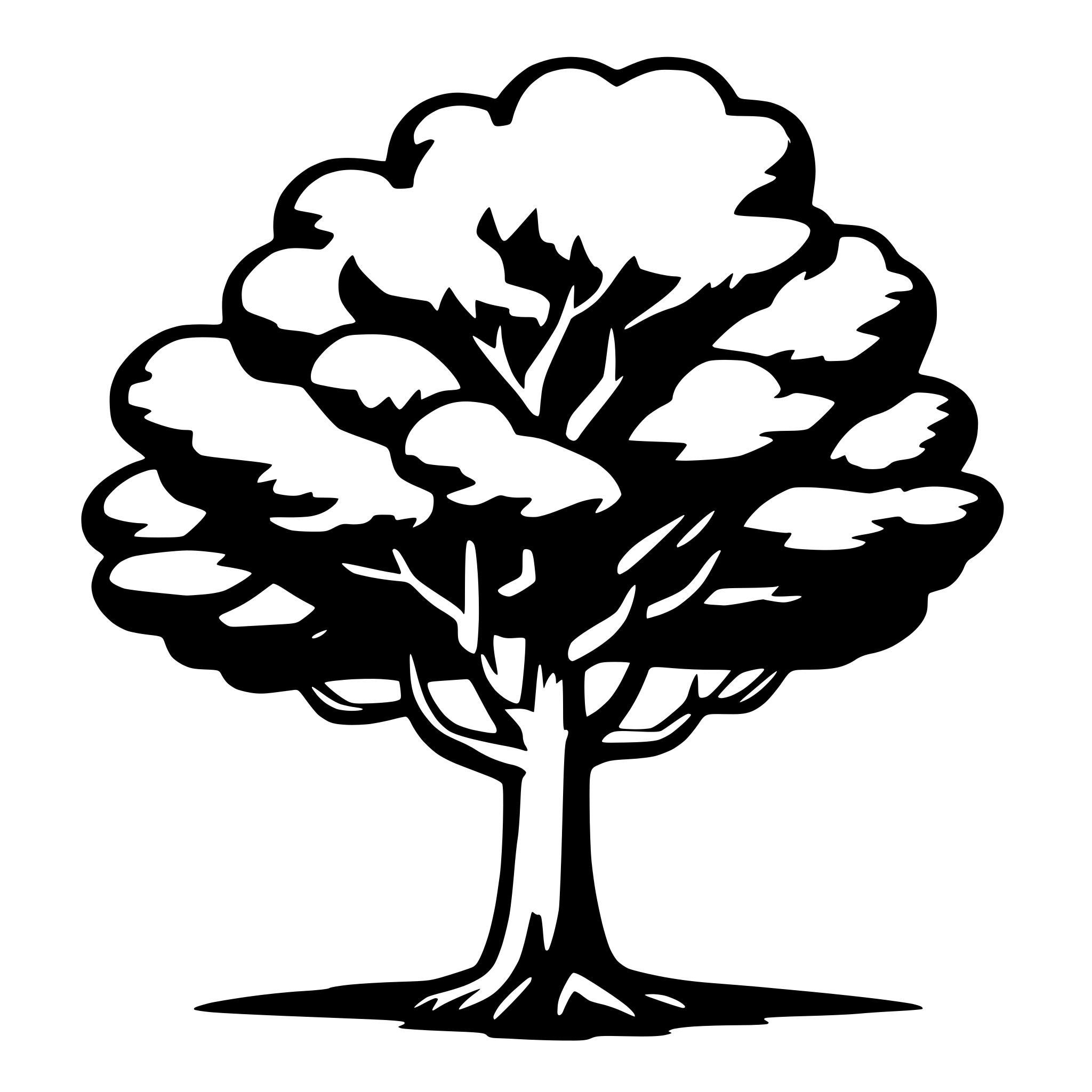 AI-generated SVG of a tree