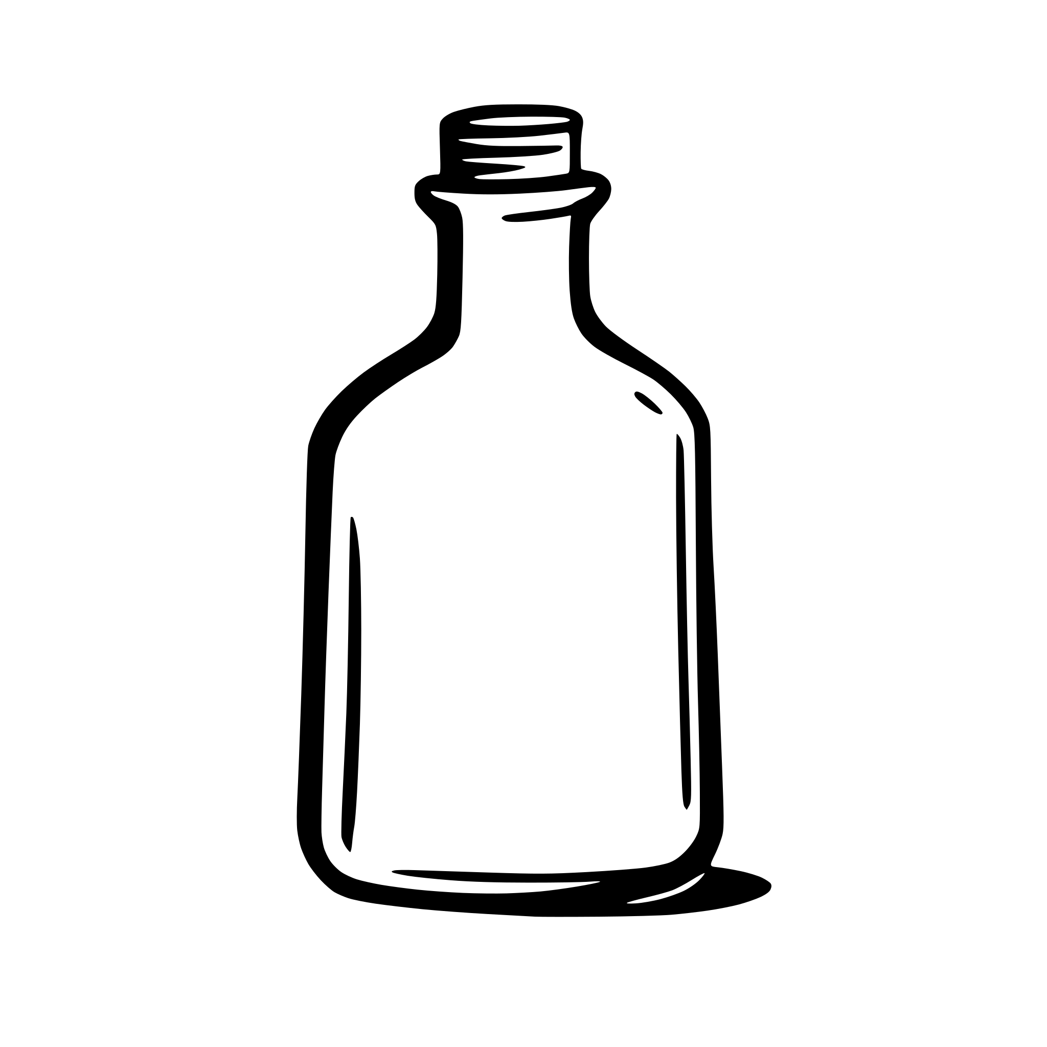 AI-generated SVG of 'empty potion bottle'