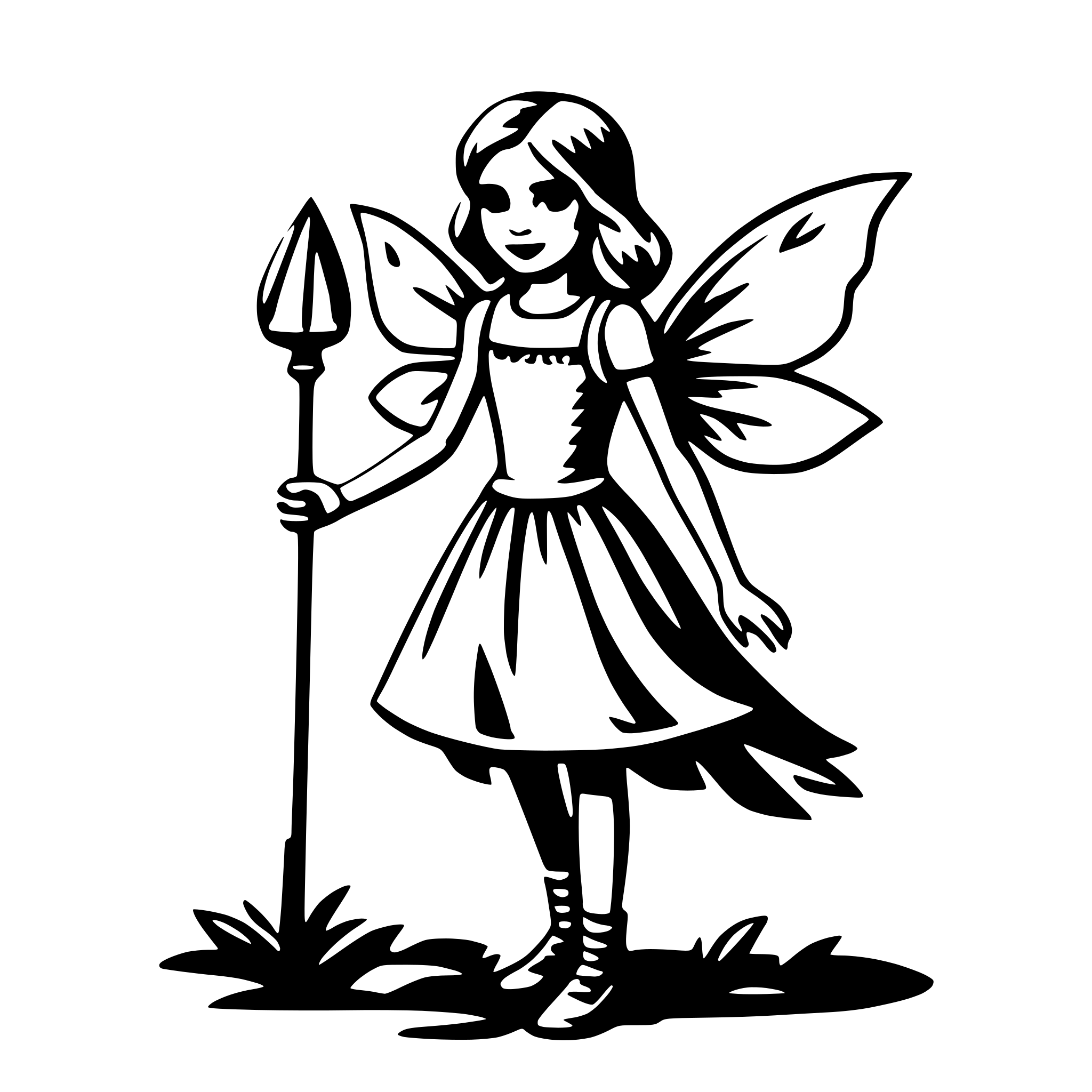 AI-generated SVG of 'fairy'