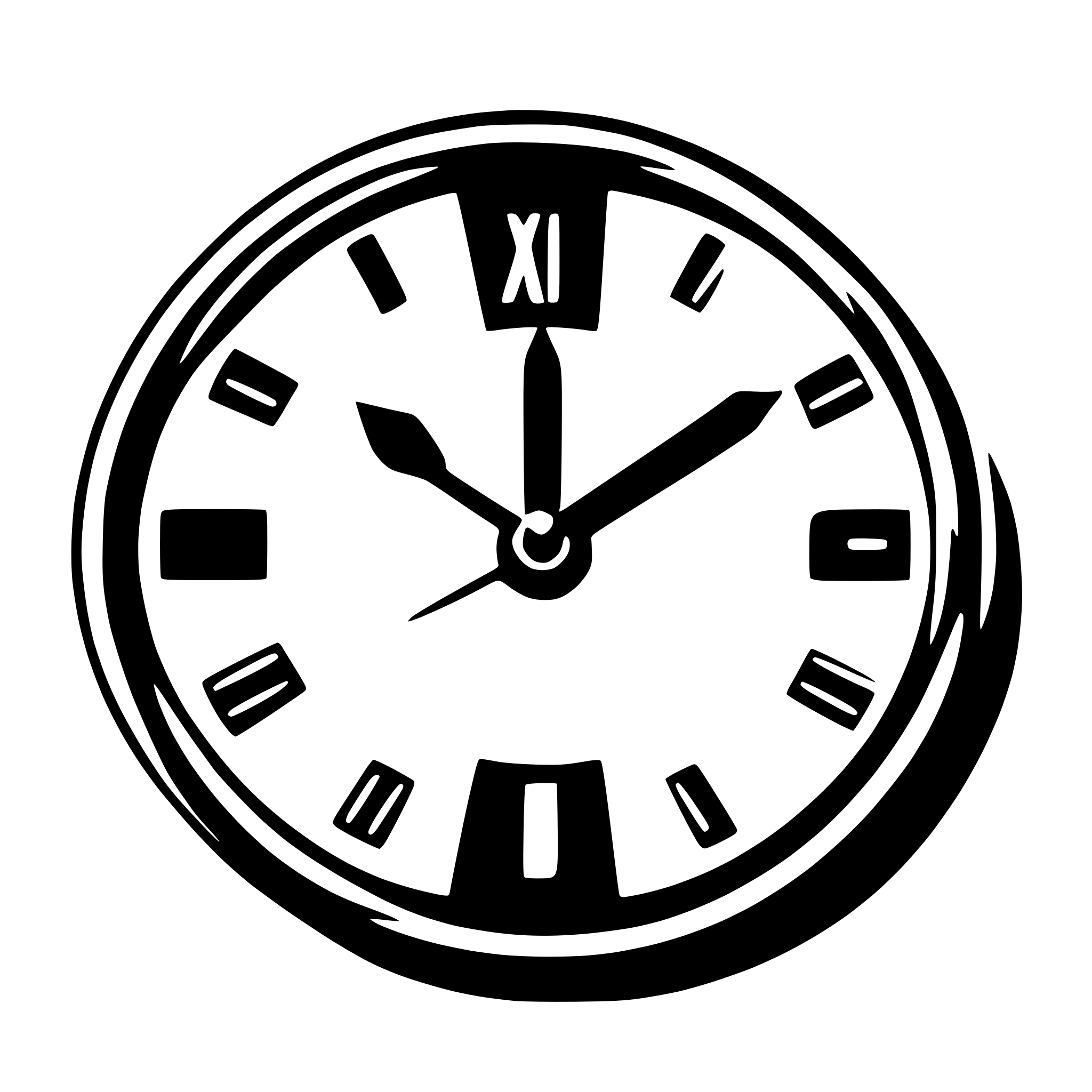 AI-generated SVG of 'Youtube and clock'