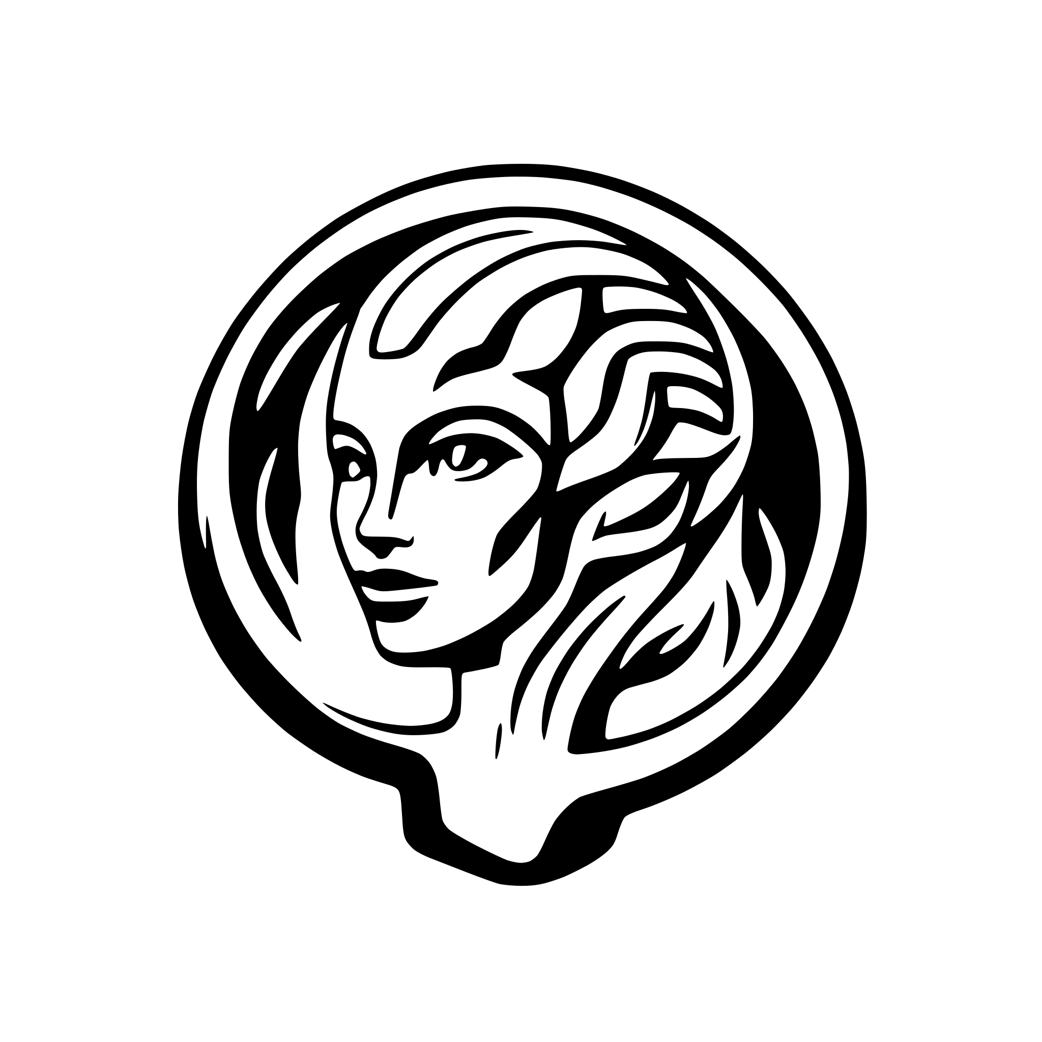 AI-generated SVG of a Logo for company that sells courses about AI and IT in general.