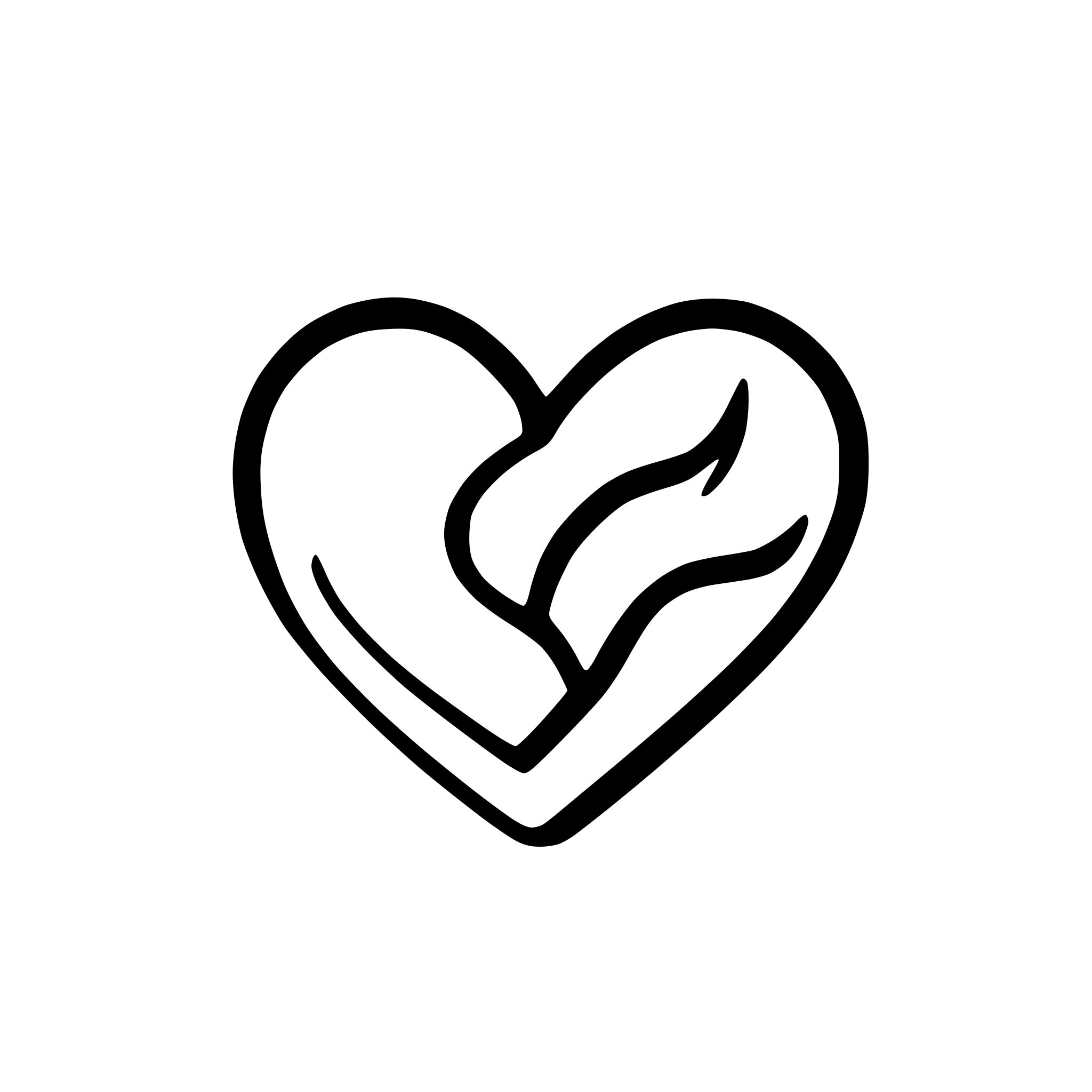 AI-generated SVG of a heart