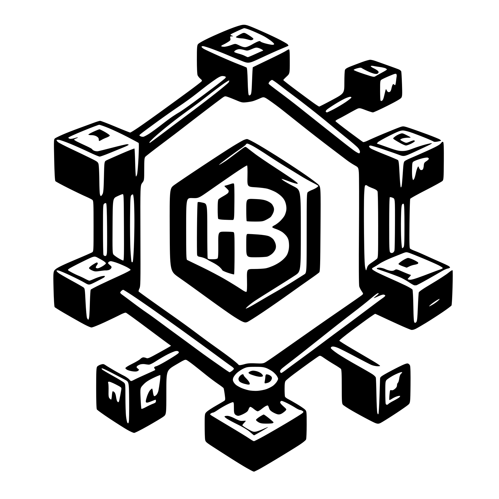 AI-generated SVG of 'blockchain'