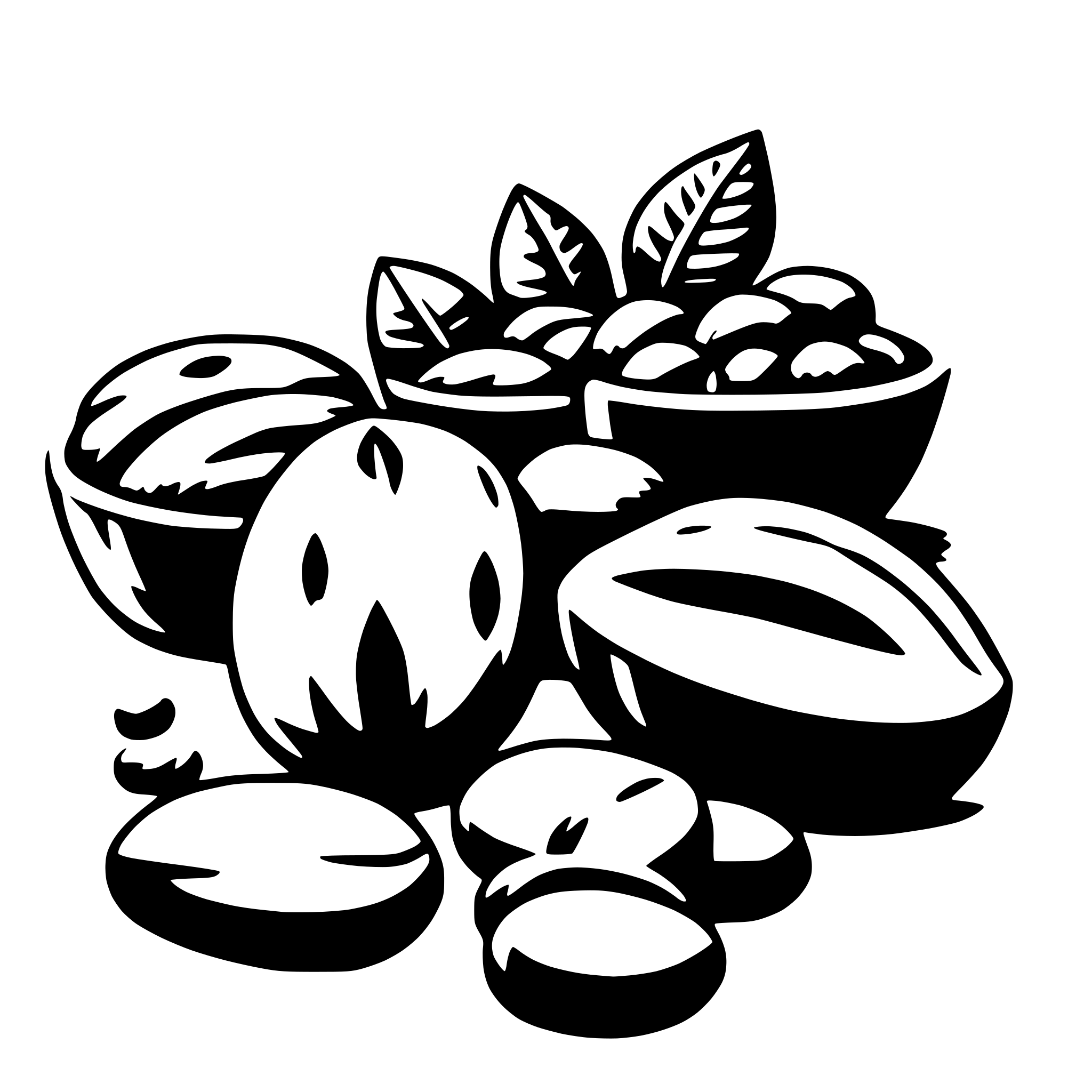 AI-generated SVG of 'nuts'