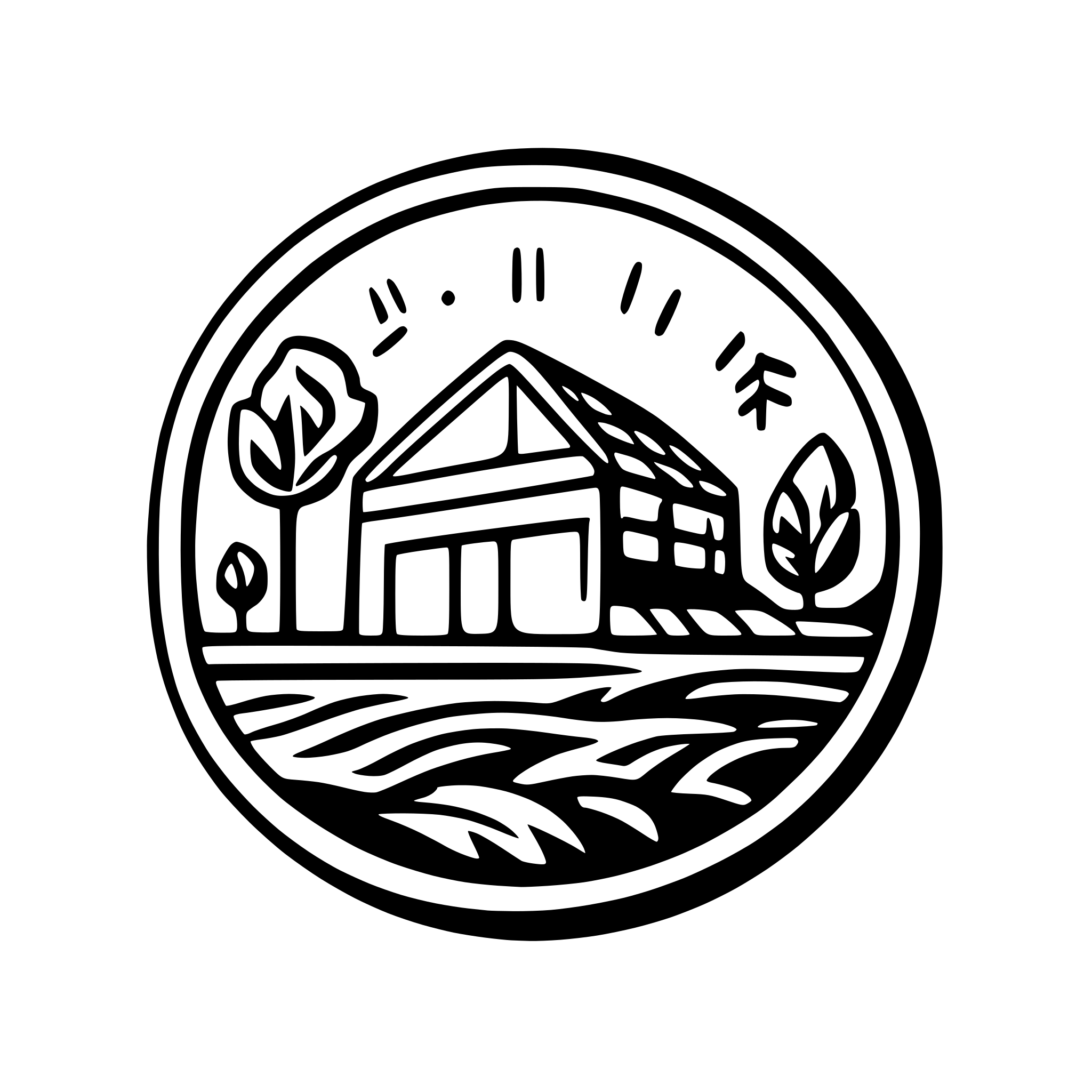 AI-generated SVG of a Haiakan Engenharia Civil, projeto solar,casas,estufas etc