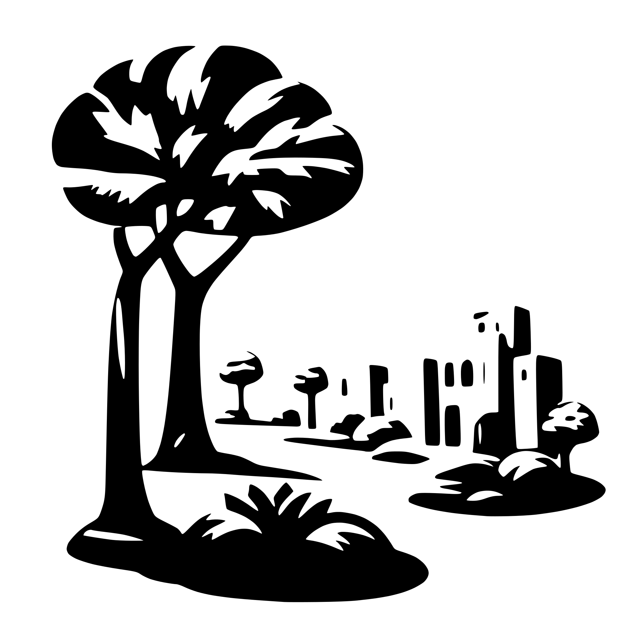 AI-generated SVG of 'سجلات المكالمات'