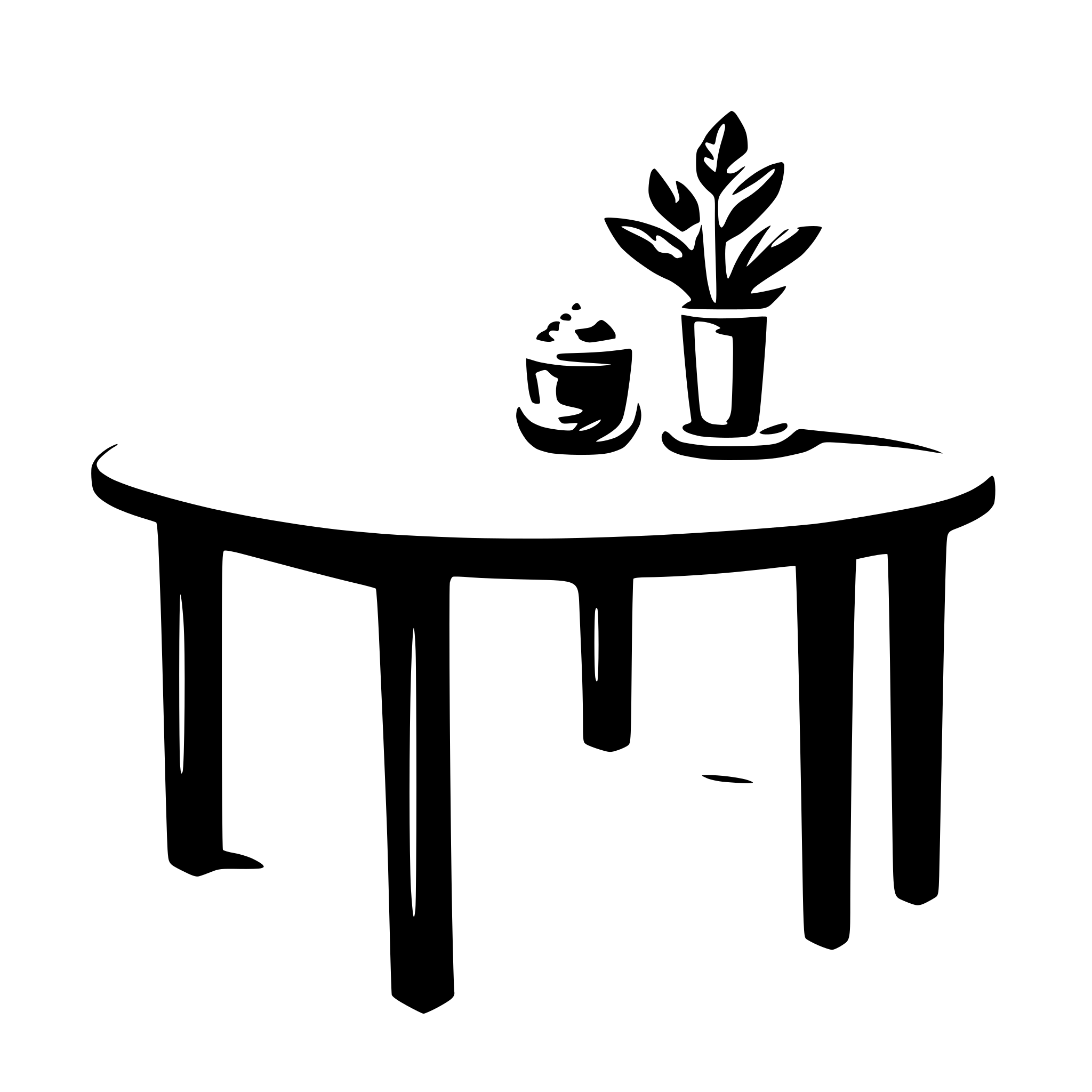 AI-generated SVG of a table