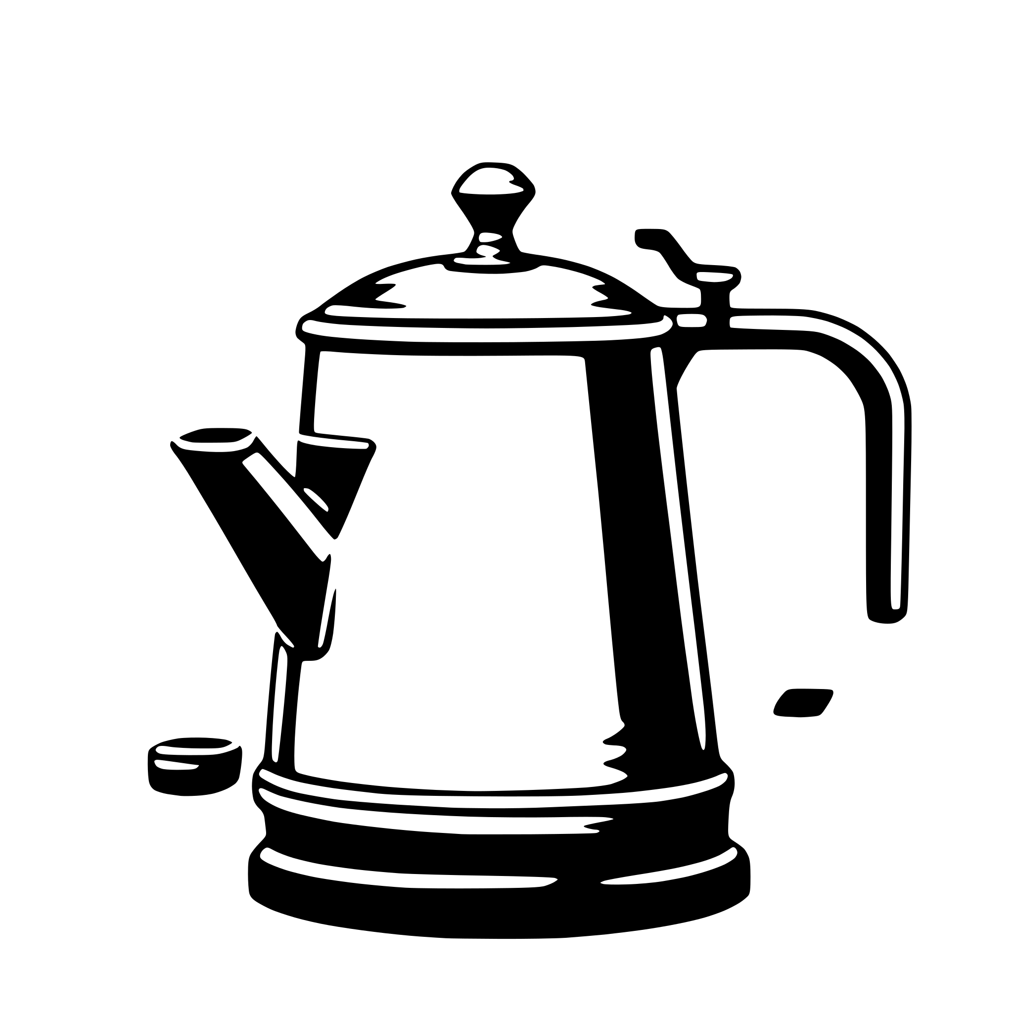 AI-generated SVG of 'kettle'