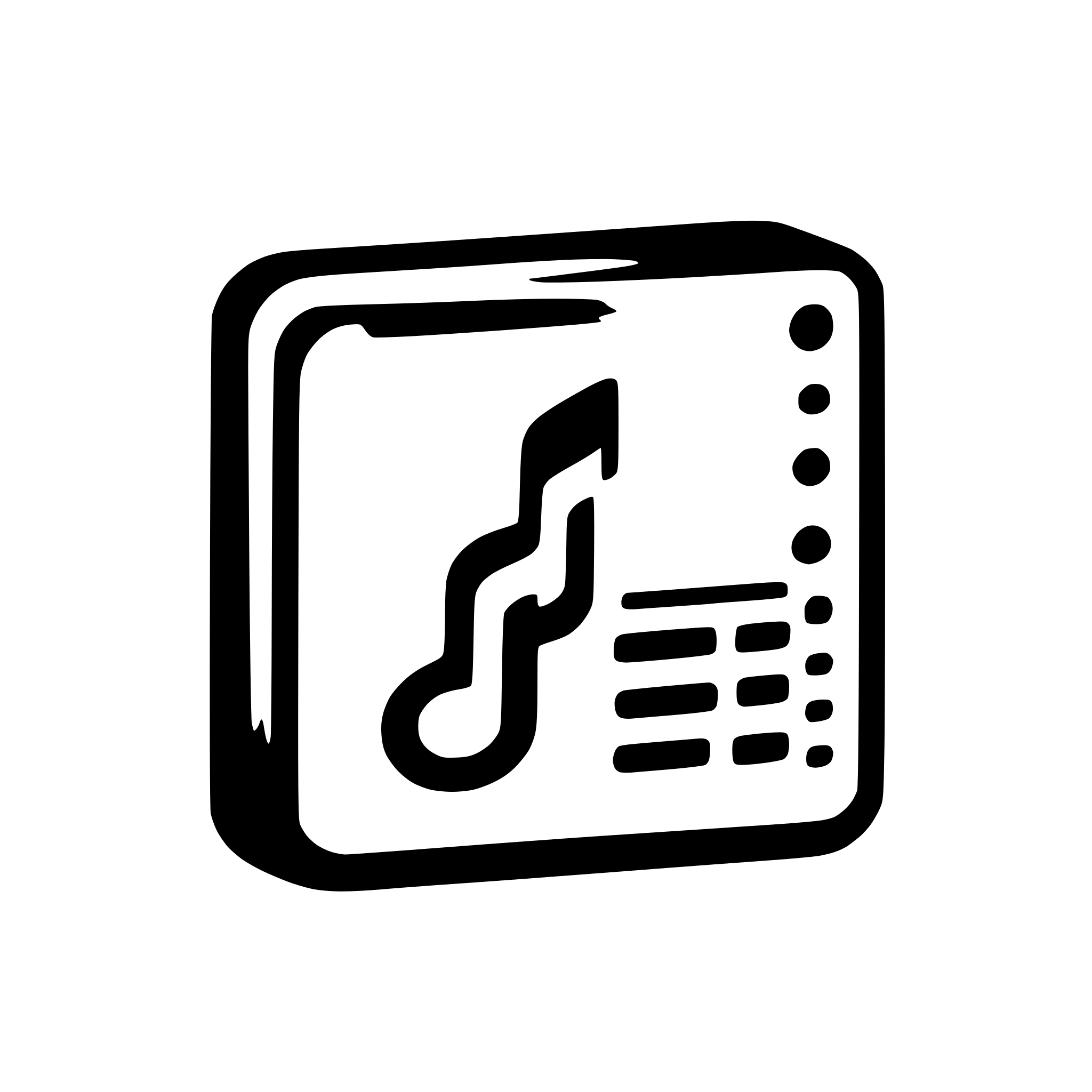 AI-generated SVG of a minimalizm music note icon