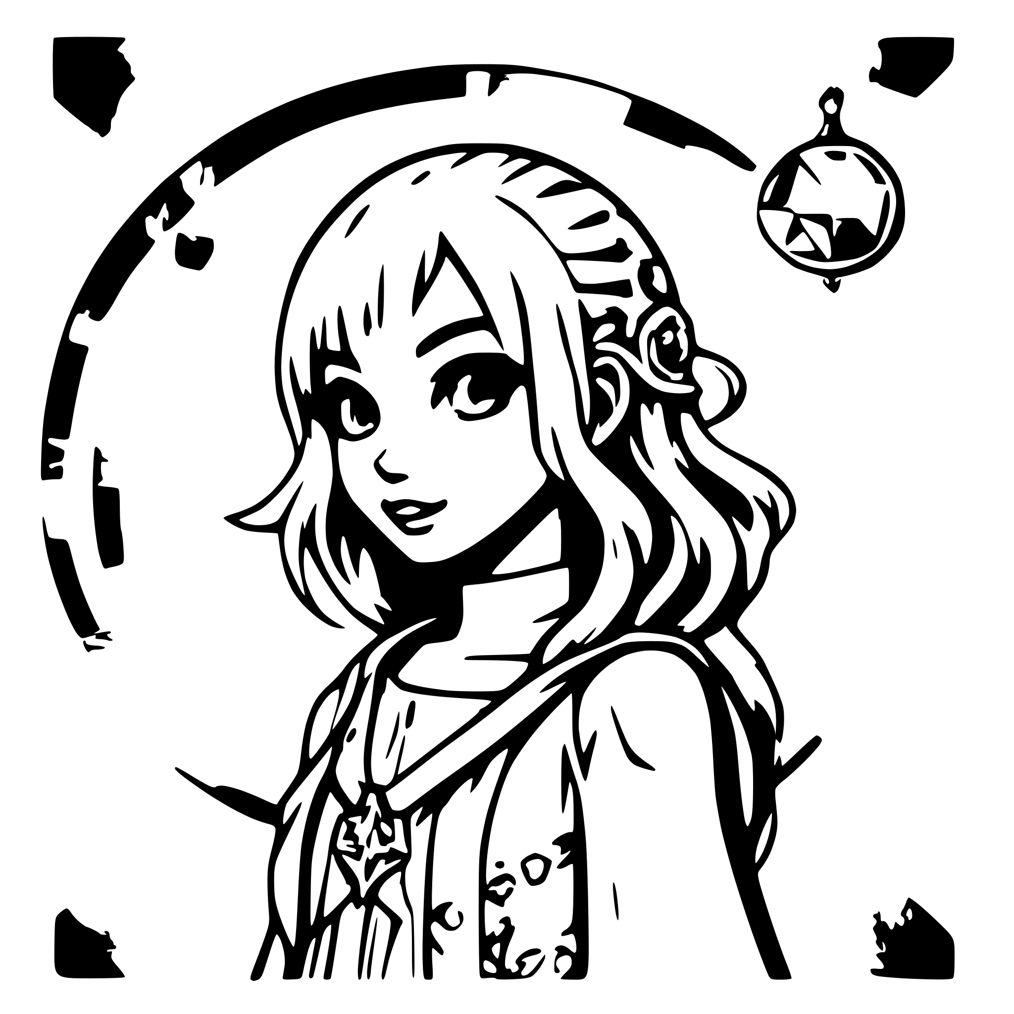 AI-generated SVG of 'medieval spacehip'