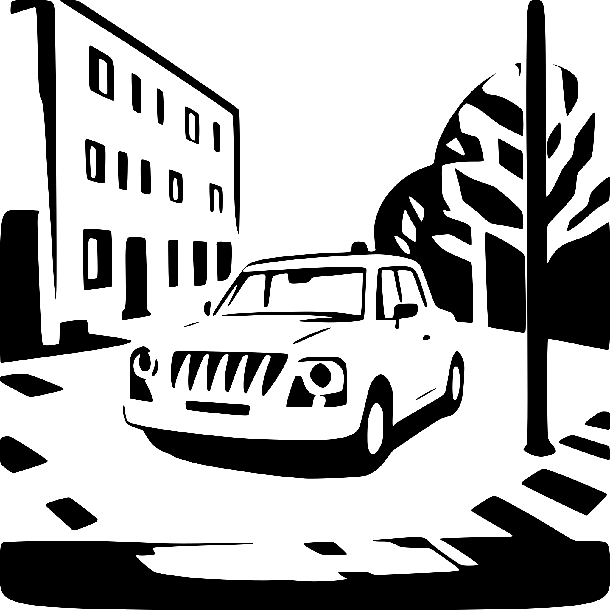 AI-generated SVG of a Car entering parking with barrier opening view from passenger side profile AI-generated SVG of a Car entering parking with barrier opening view from passenger side profile