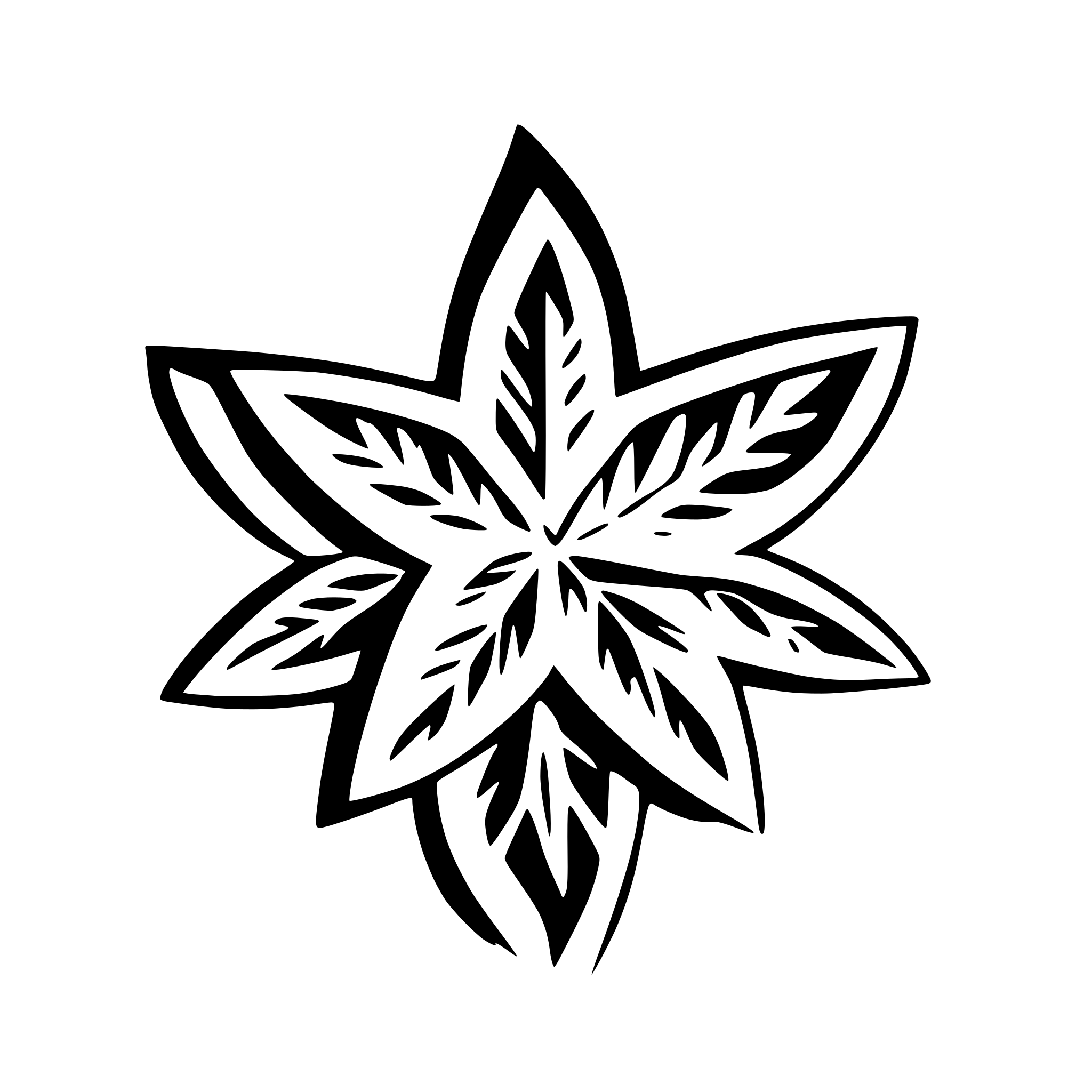 AI-generated SVG of a star