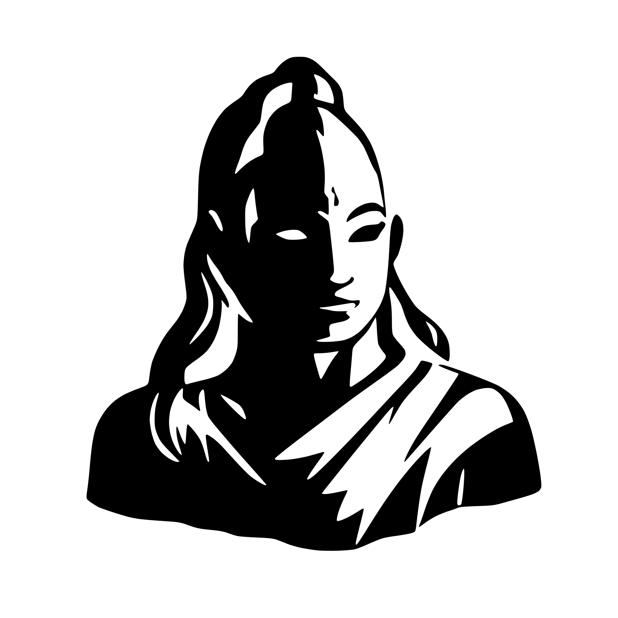 AI-generated SVG of a lord shiva