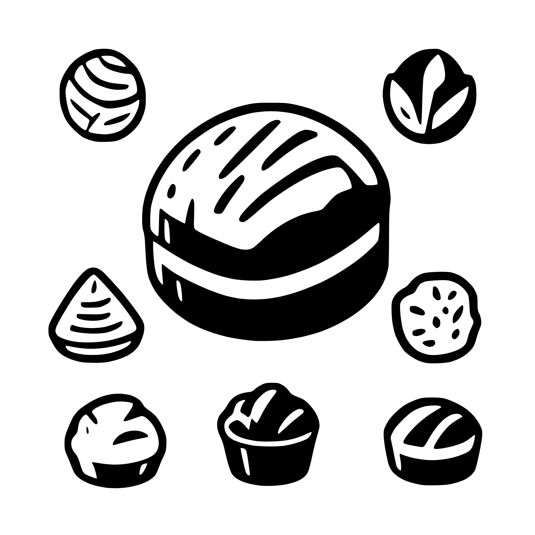 AI-generated SVG of a Pastries and breads icon