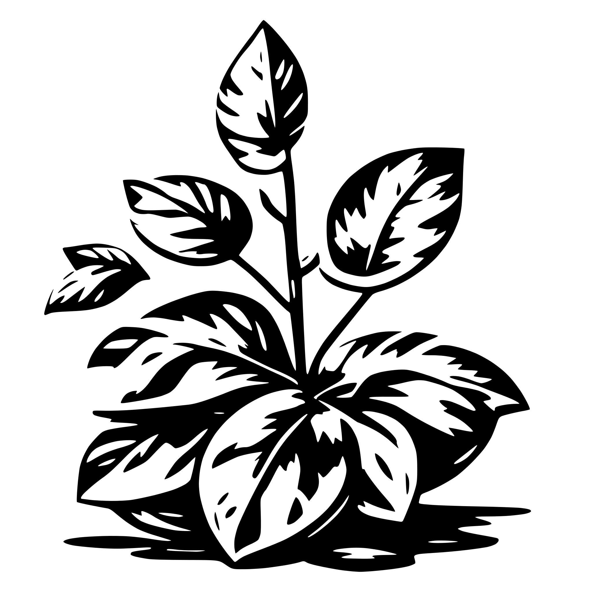 AI-generated SVG of a pochodnia